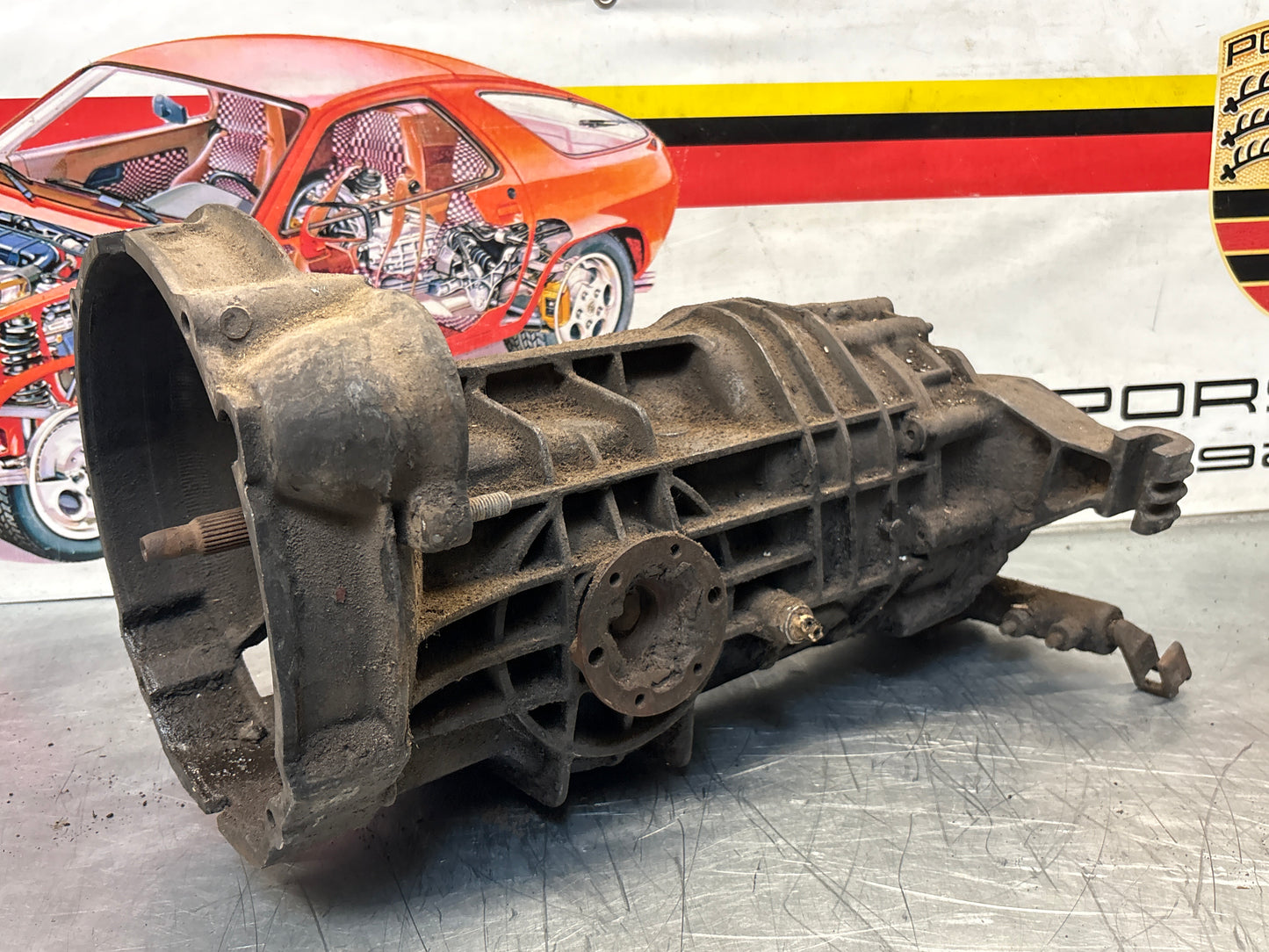 Porsche 914 transmission, used, for spares or repair unknown condition HA0051114