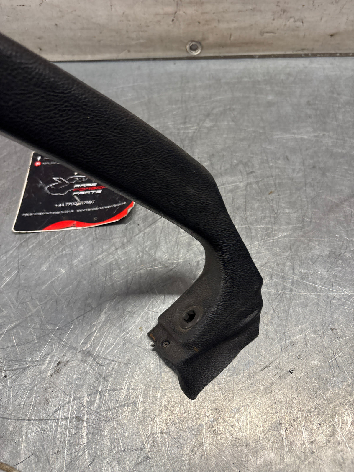 Porsche 928 right, off side door upper frame surround trim, black 92855502602, used