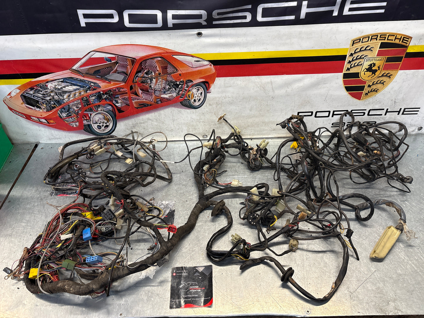 Porsche 928 1982/83 interior wiring loom, 92861200320, spares or repair