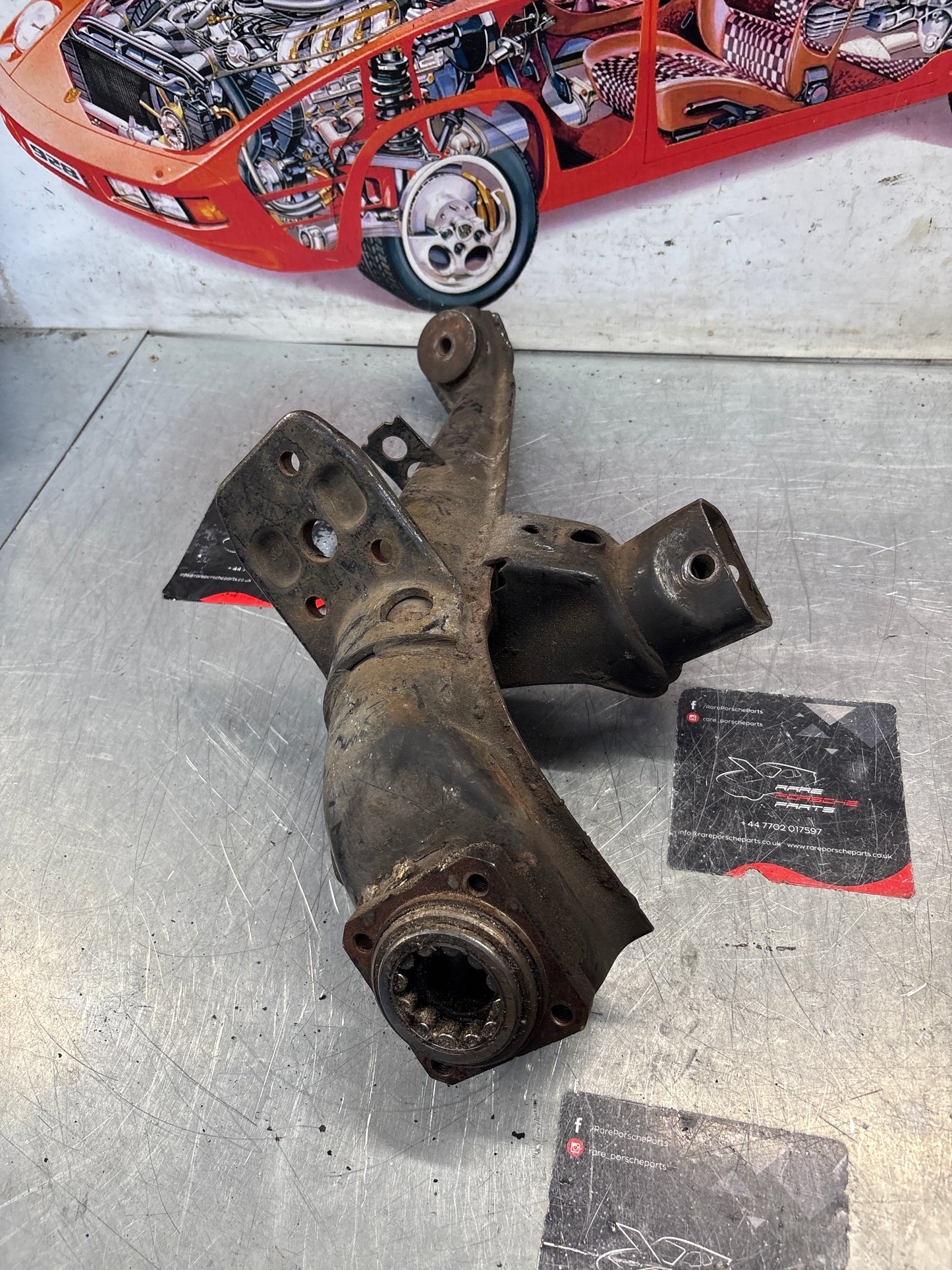 Porsche 924 944  -85.5 Rear right trailing arm,  used 94433102200