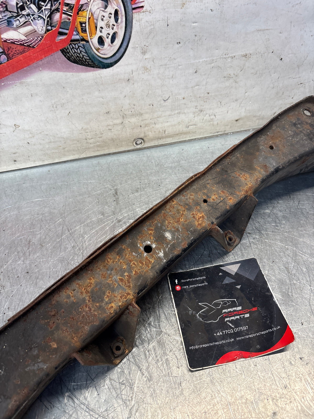Porsche 924 engine cross member, used 477407321J
