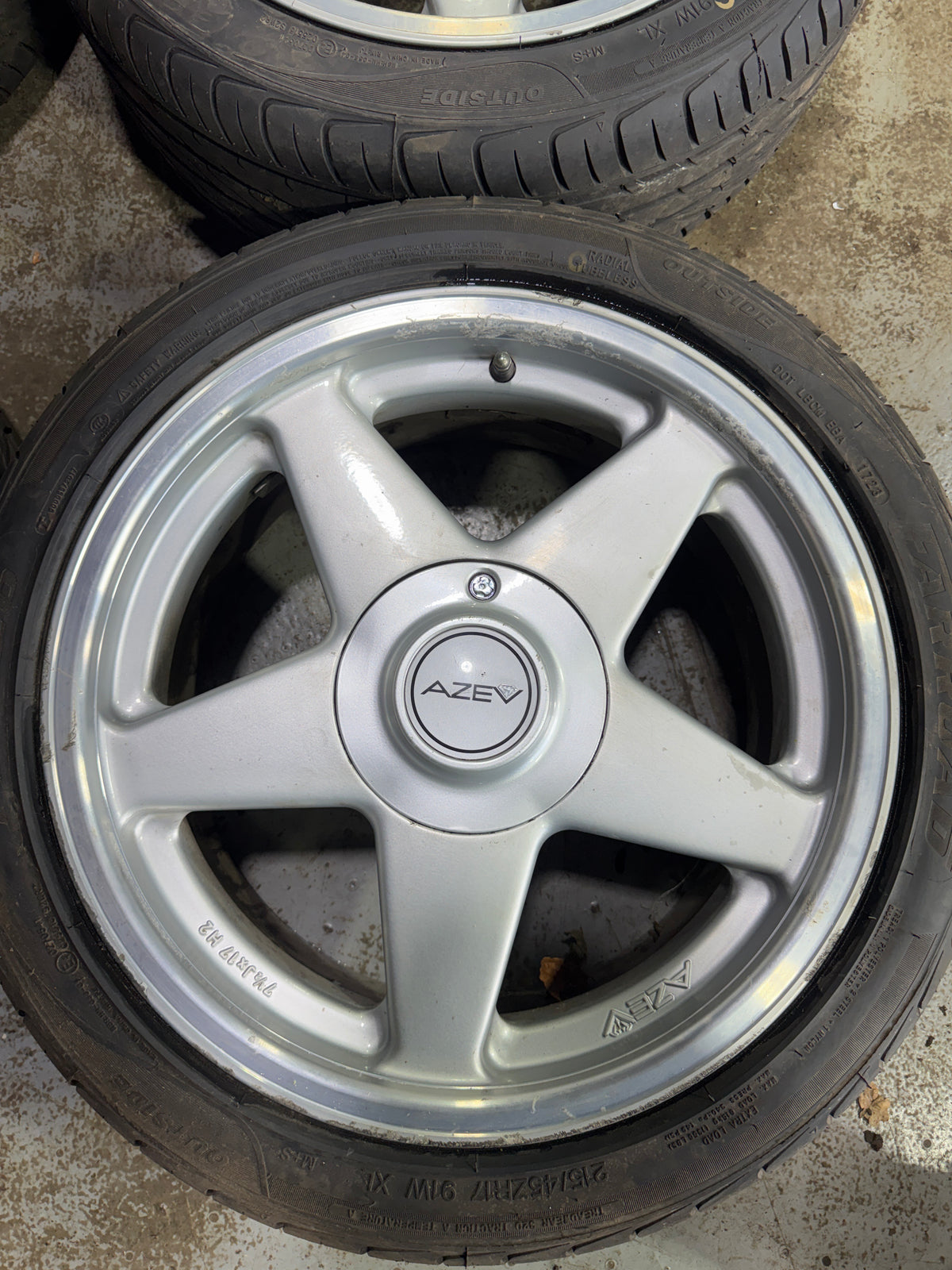 AZEV 4X108 7.5J x 17inch Wheels