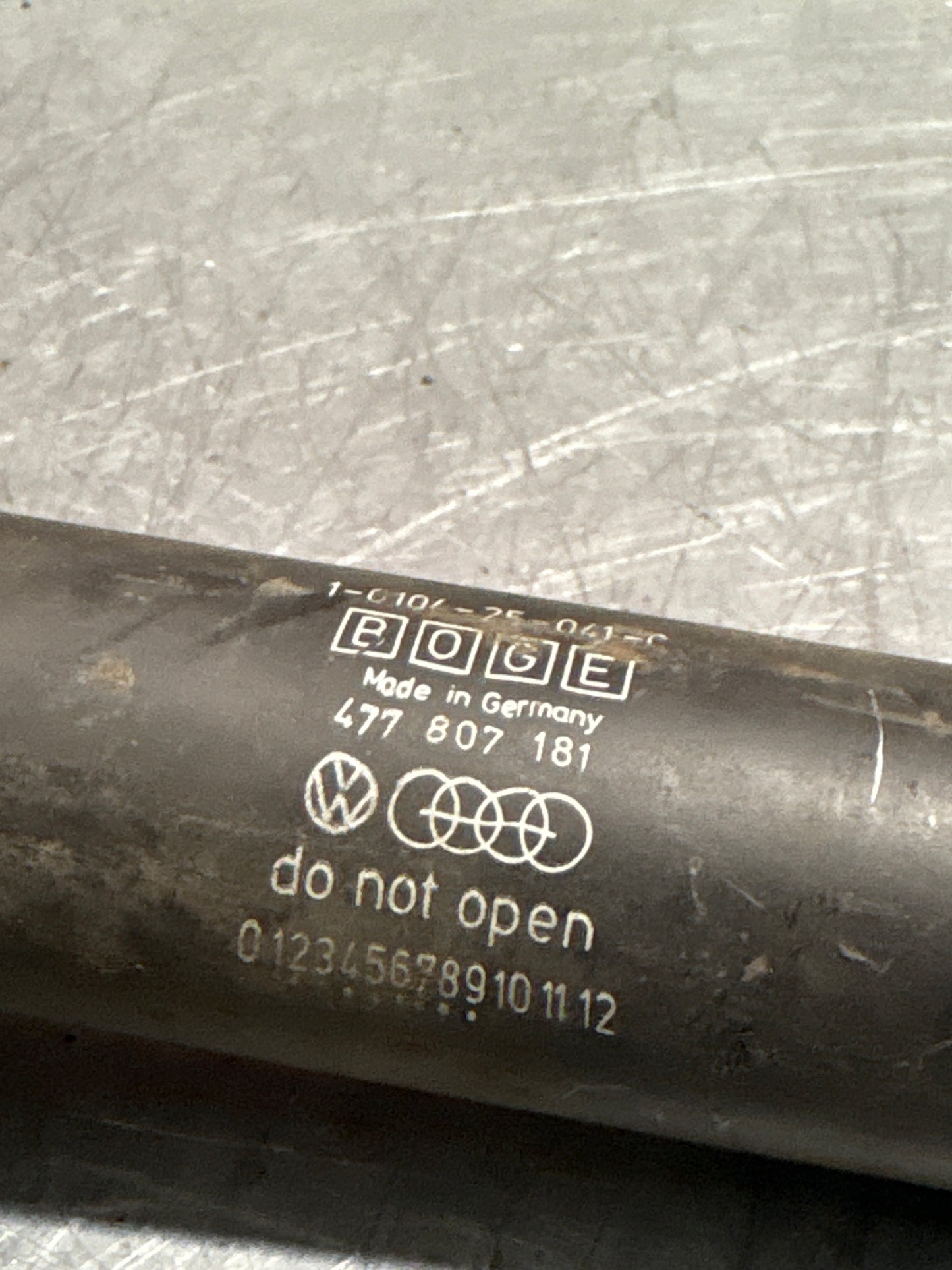 Porsche 924 / 944 Bumper impact shock absorber, used 477807181