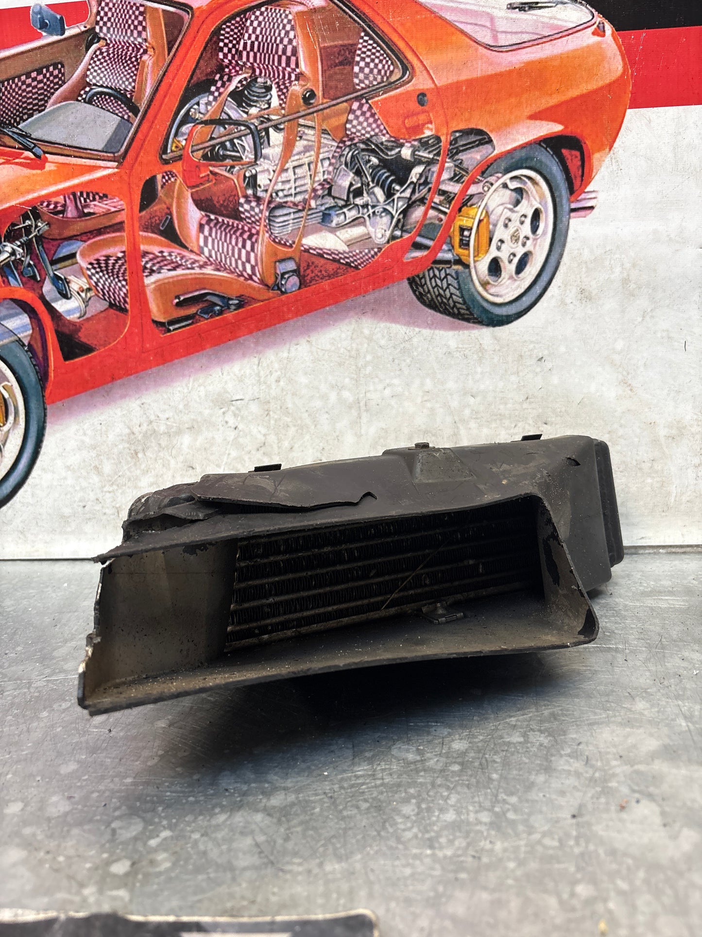 Porsche 944 3.0 S2 Oil Cooler 94420730900 used for spares or repair