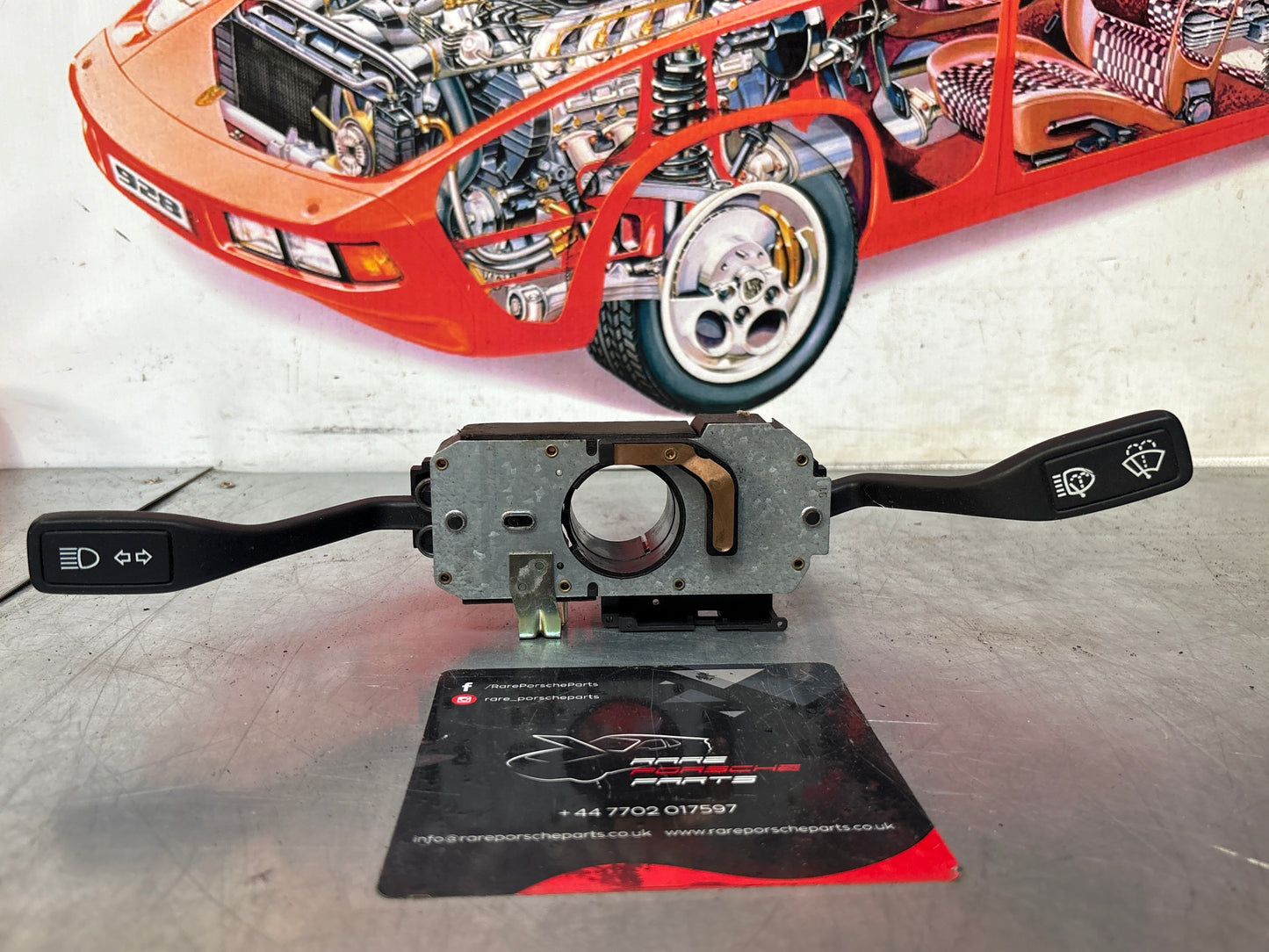 Porsche 928 steering coloumn switch, used 92861310103