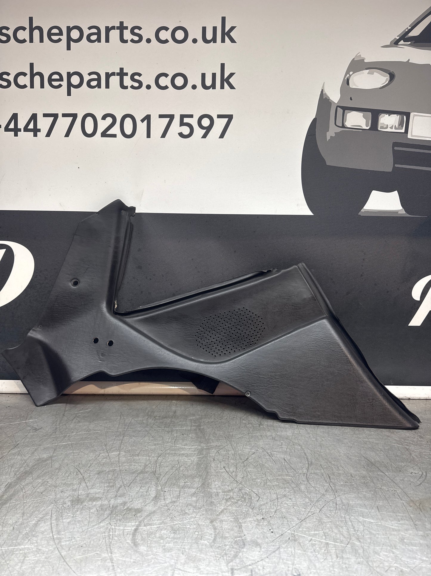 Porsche 924 / Early 944 Left Side Rear quarter panel, Black. Used. 94455502101