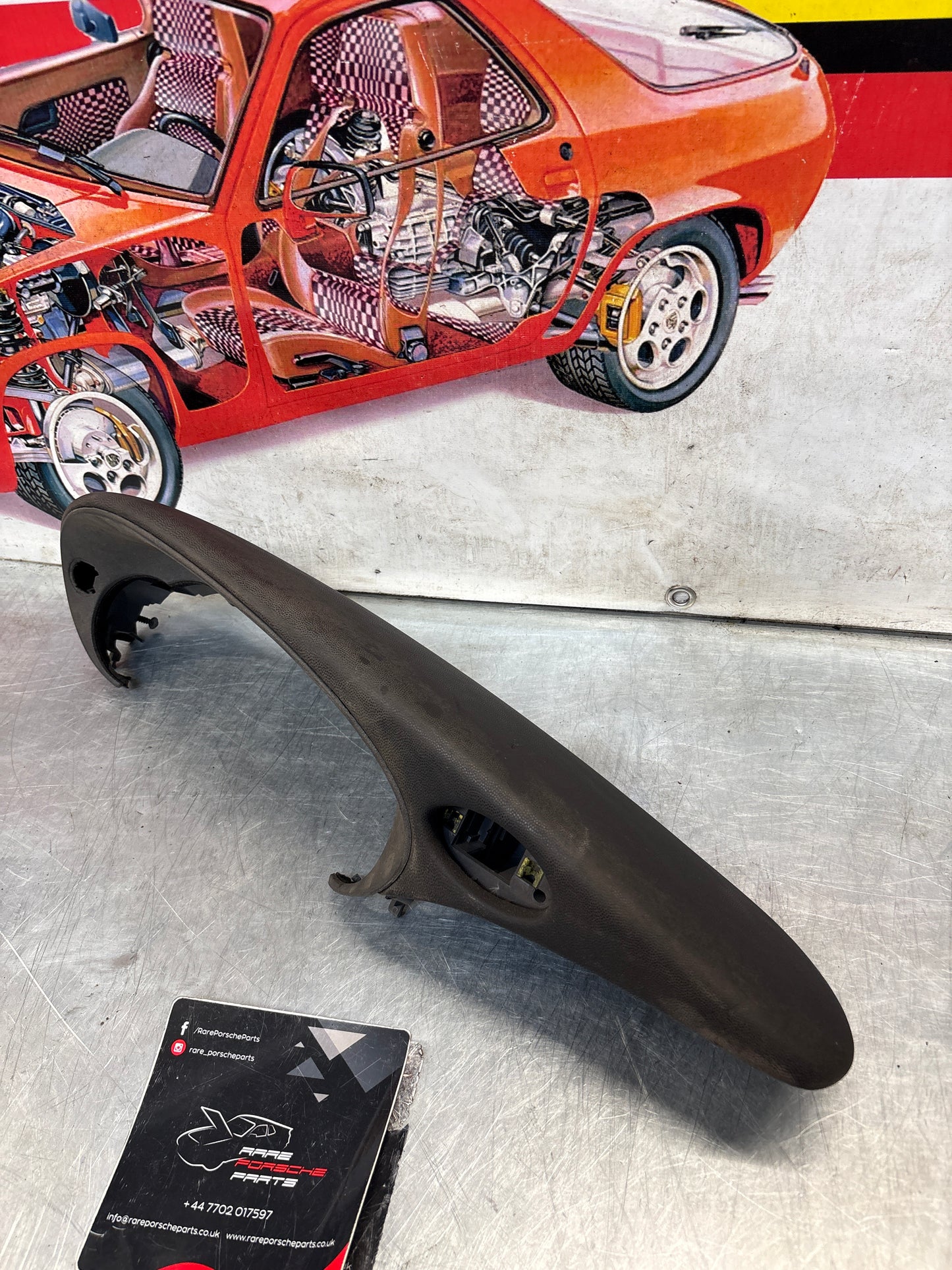 Porsche 911 996 dasboard cluster trim, used, black 99655205902