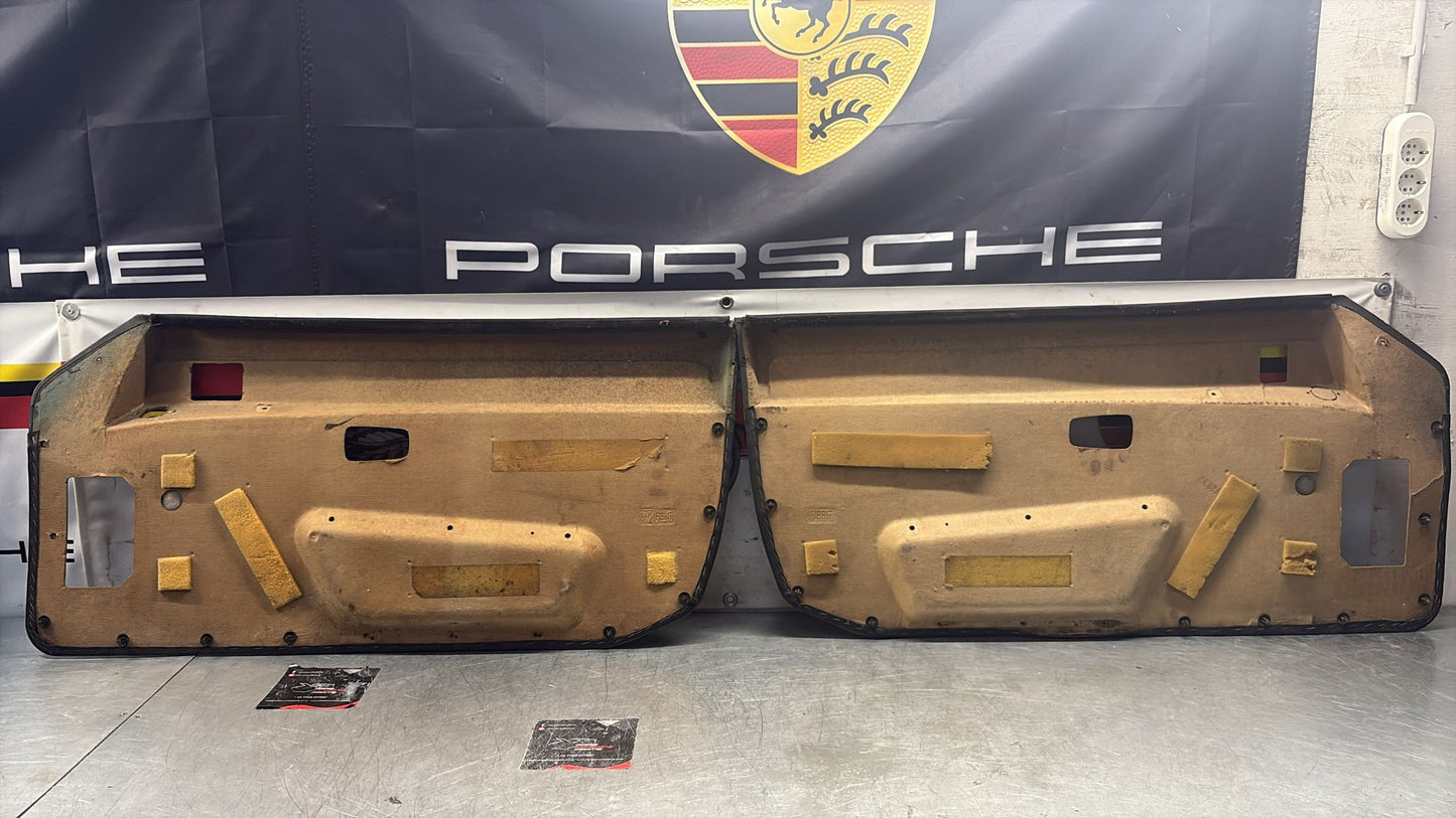 Porsche 924 / 944 Pair of early electric door cards, LHD 477867012 / 477867011