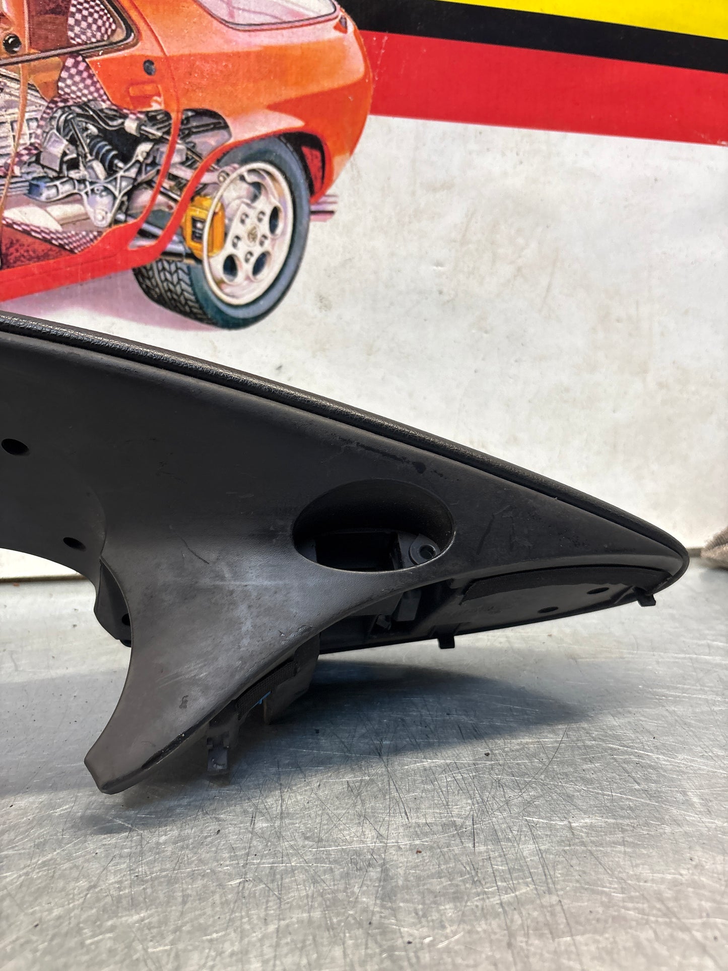 Porsche Boxster 986 dashboard cluster trim,black used 98655205500 / 98655205501