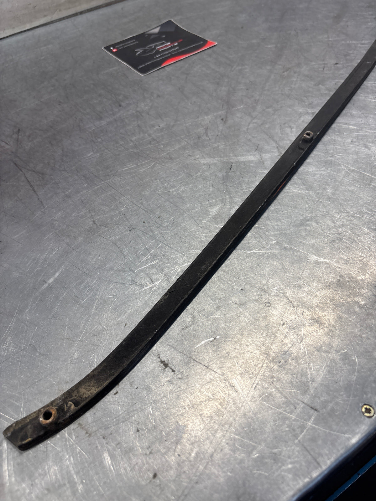 Porsche 928 rear bumper top strip rail, used 92850526702