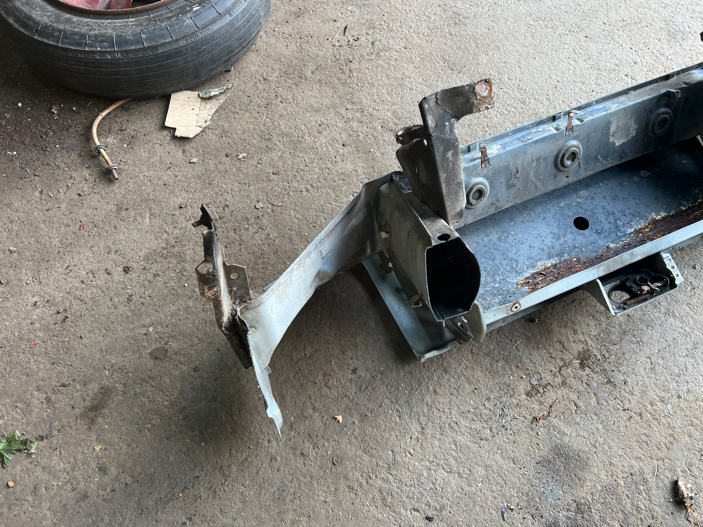 Porsche 924 Turbo front panel, badge panel used 477805593A