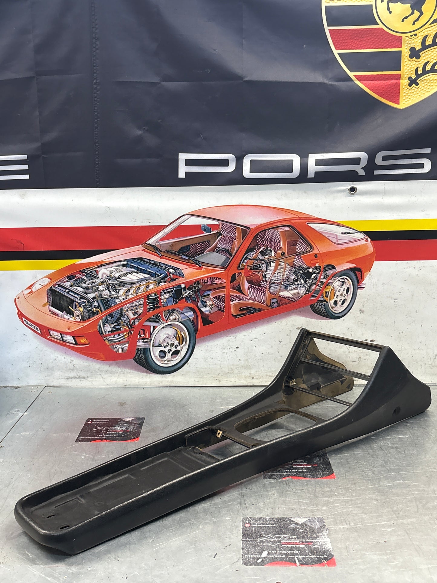 Porsche 944 centre console black 94455205100 used