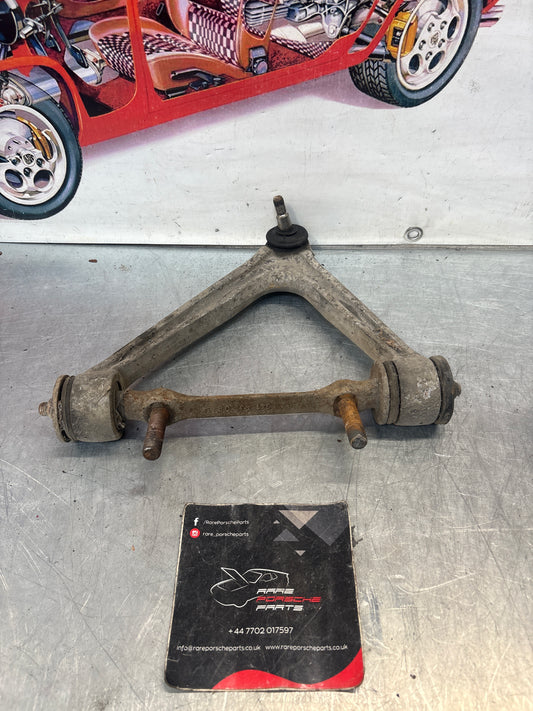 Porsche 928 front upper left control arm, used 92834145722