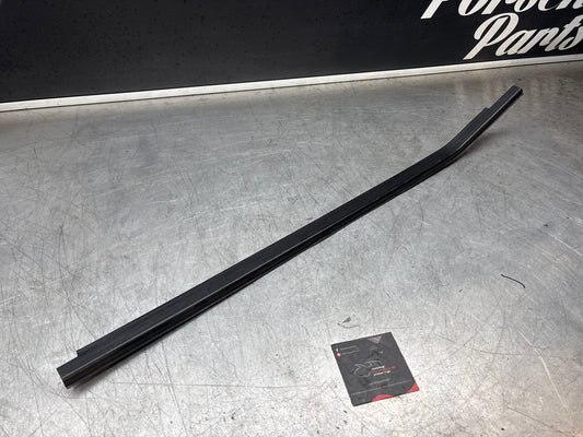 Porsche early 924/944 right sill trim, used 477853658A
