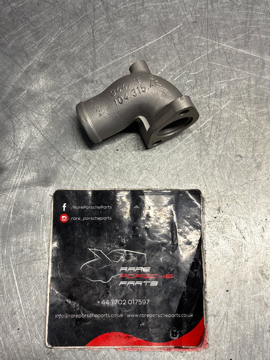 Porsche 924S 944 8v (1982-1989) Engine Cooling System Elbow 9441043154R, refurbished