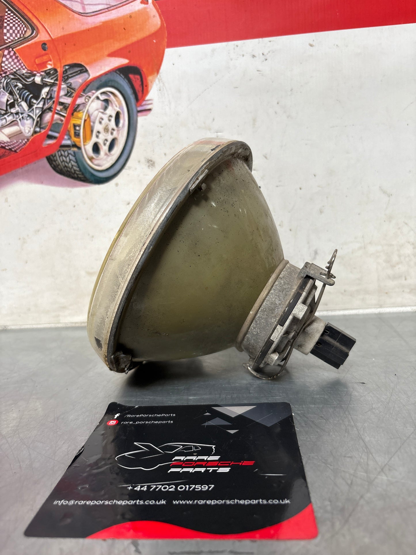 Porsche 928 Bosch H4 Headlight, used 92863110103
