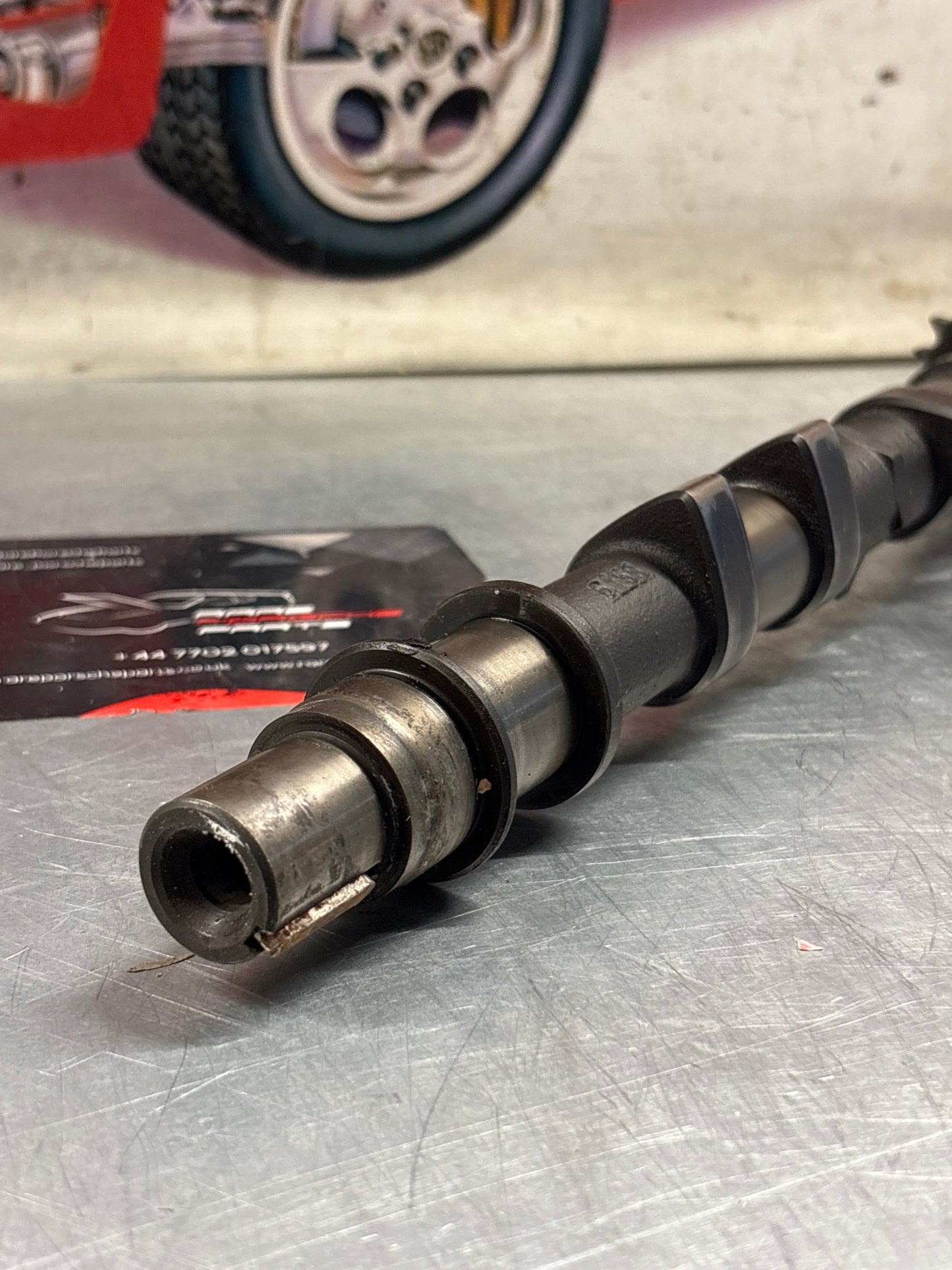 Porsche 928 S3 M28.45/46 engine Camshaft, exhaust side, cylinder 5-8, used 9281052941R / 92810529407