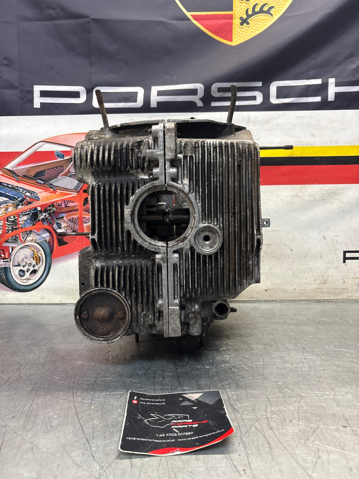 Porsche 914 1.7L engine case, used EA045825