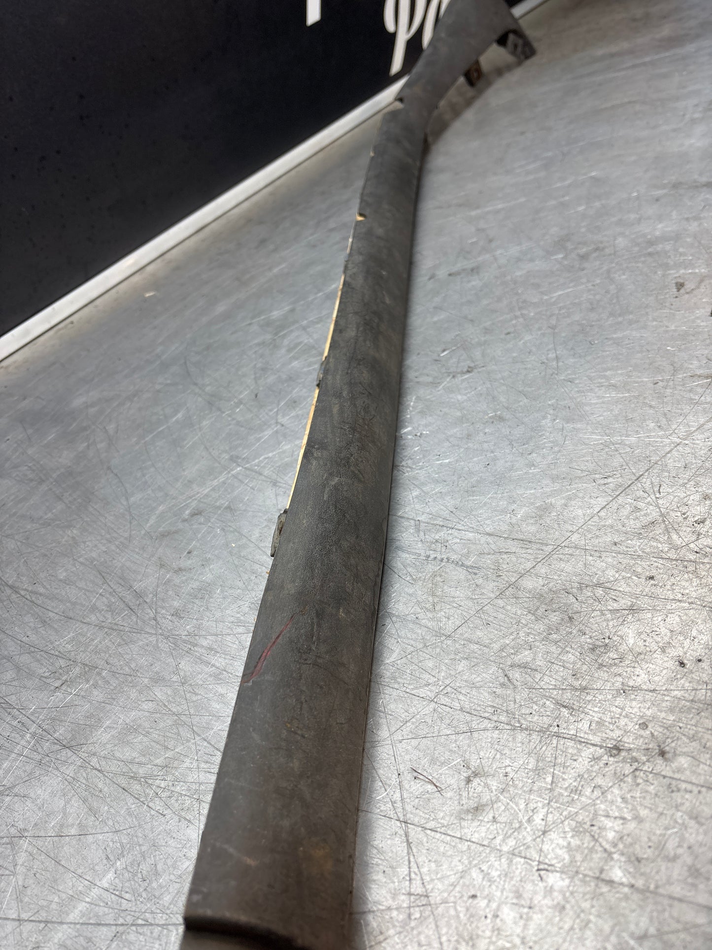 Porsche 944 lower door sill trim molding right side, spares or repair 95155919600