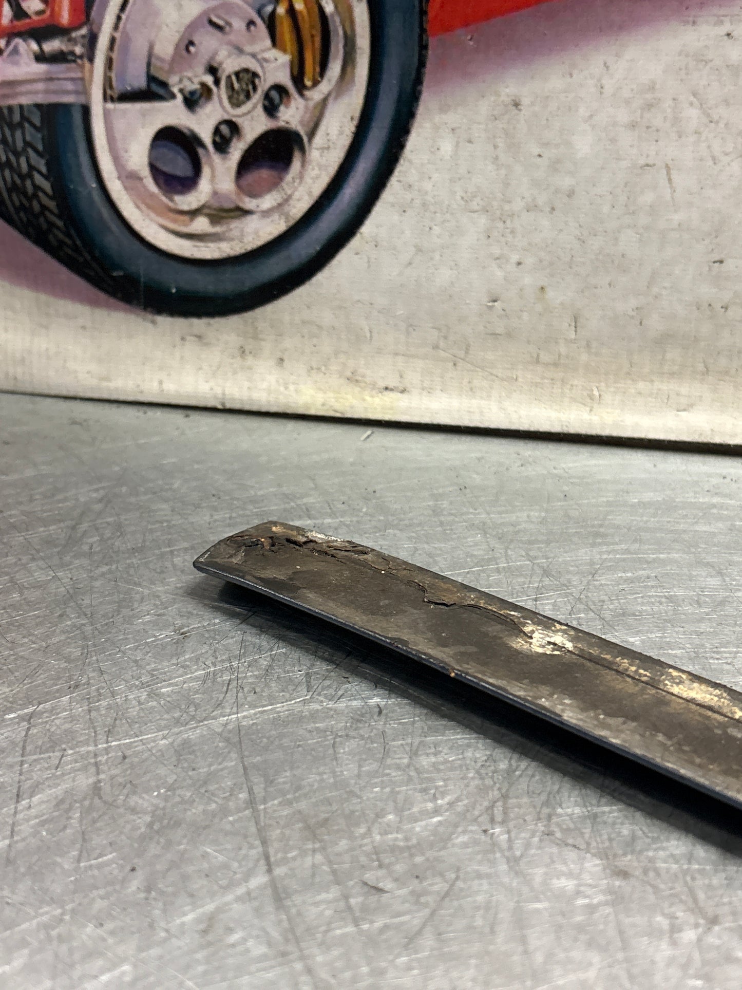 Porsche 928 Door Bump Strip left Side, for spares or repair 92855903303