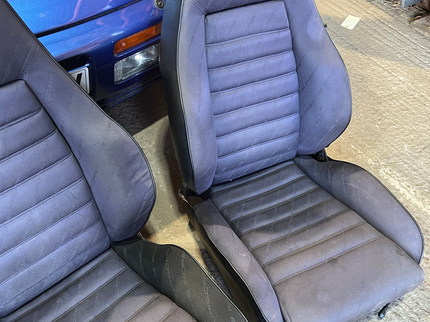 Porsche 924 / early 944 pair of Recaro sport seats, early type, used front seats only