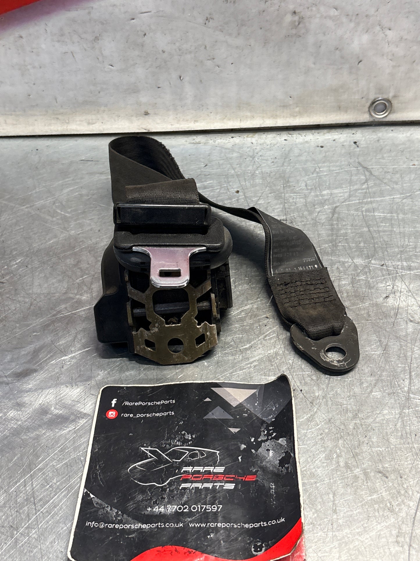 Porsche 928 front right O/S seat belt, 92880312610 used