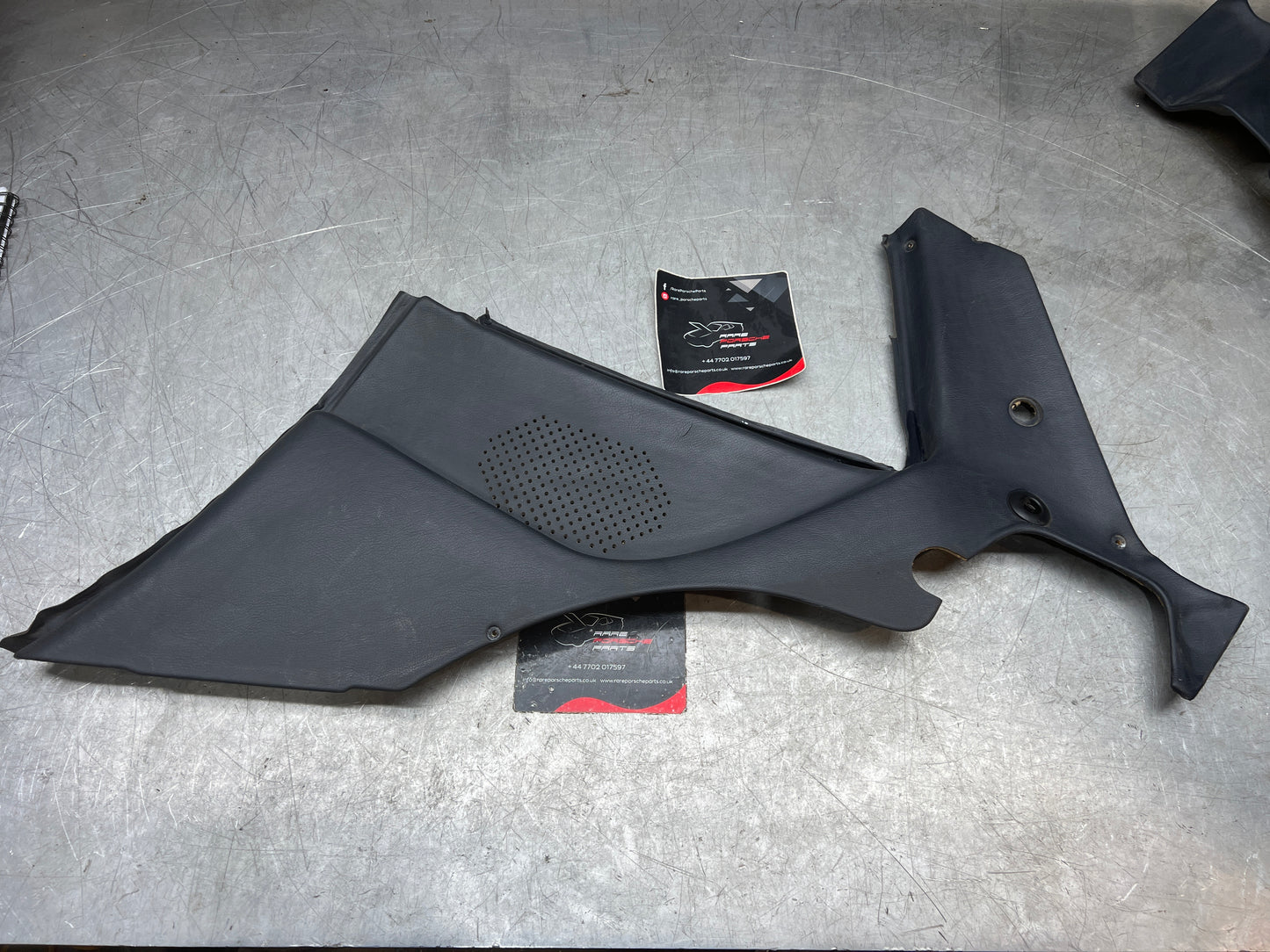 Porsche 944 blue rear interior C Post trims/cards. Quarter panel trim used really good condition 944555021 944555022