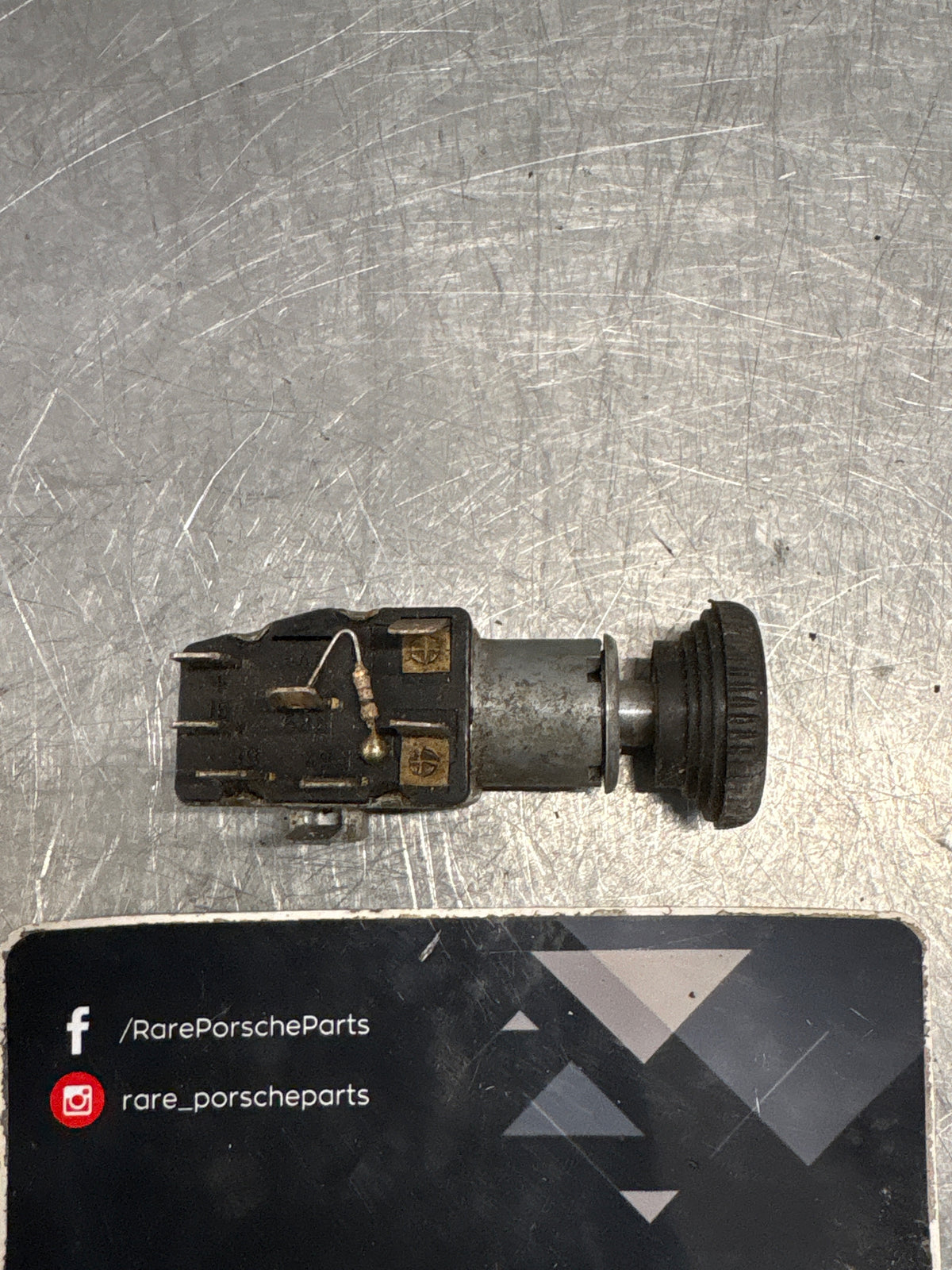 Porsche 914 emergency hazard switch, used 411953235B