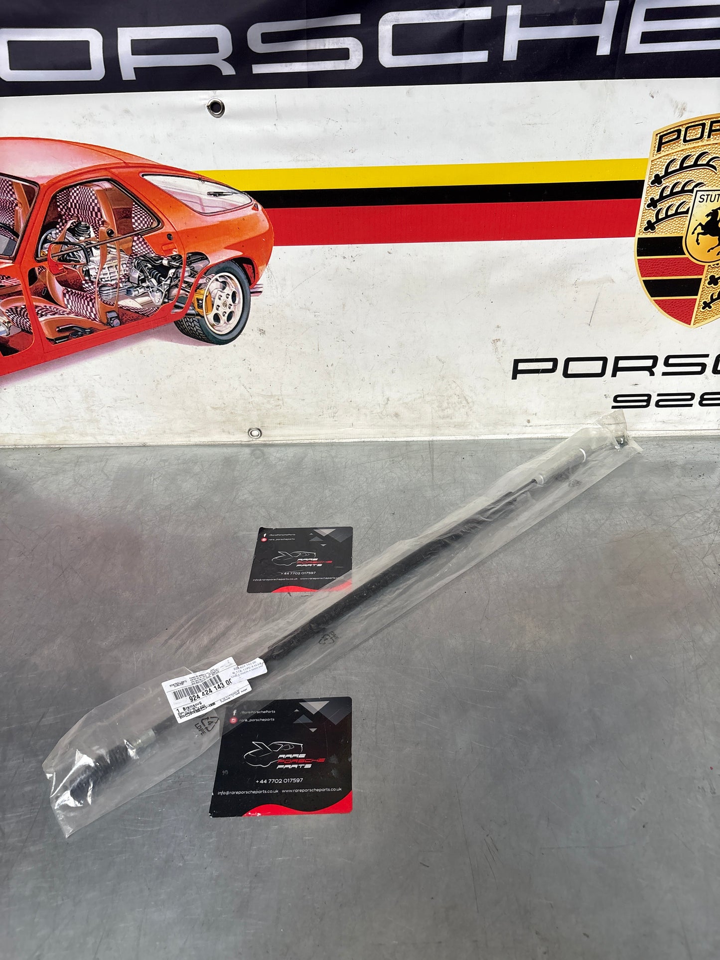 Porsche 924 handbrake cable, 92442414300,new