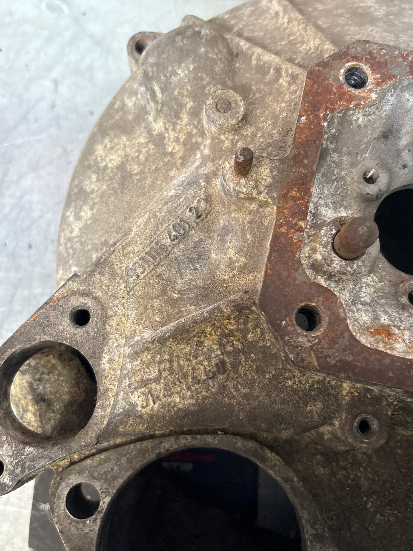 Porsche 924 Turbo bell housing, used 9311164012R