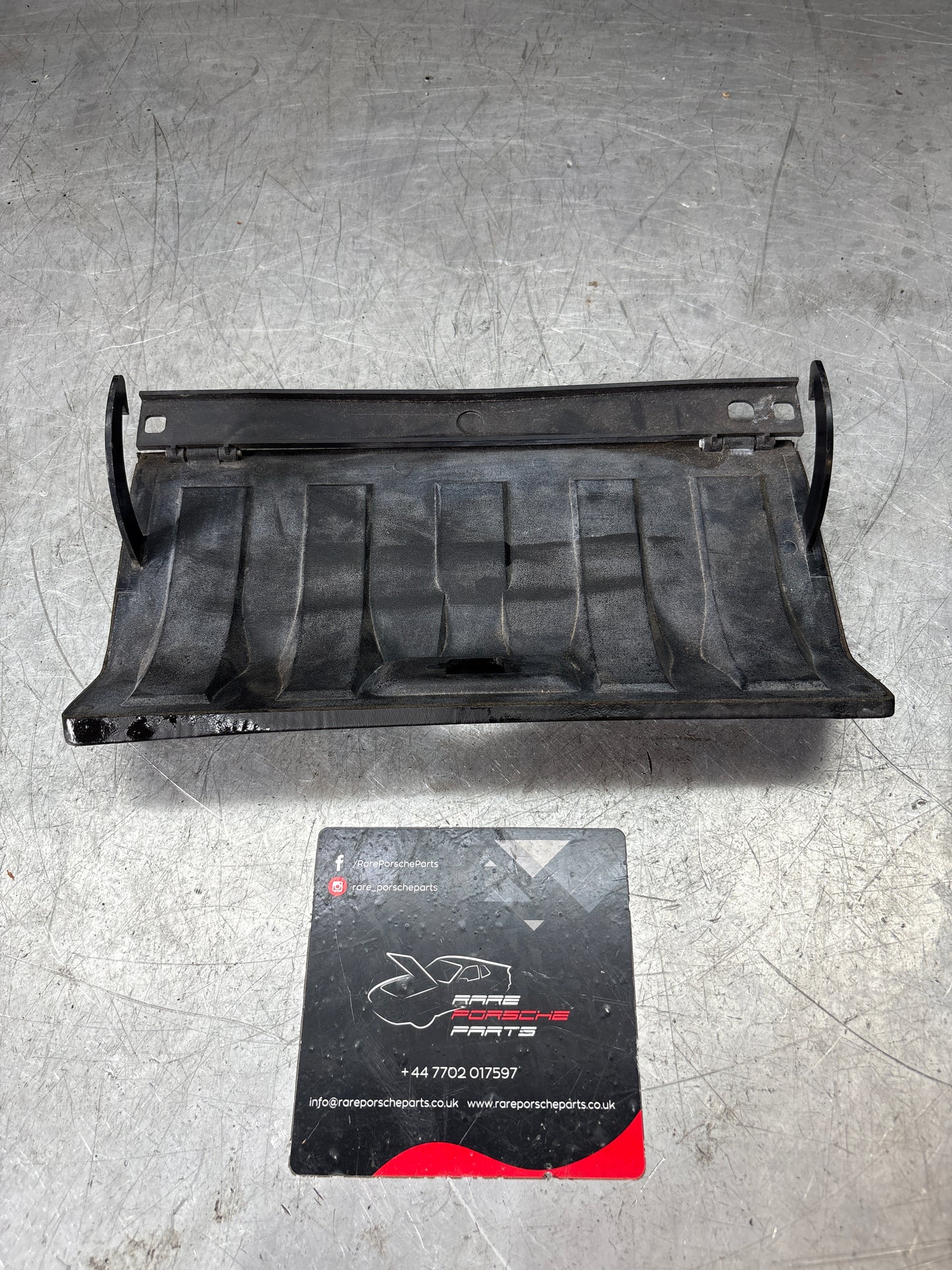 Porsche early 924 944 Black glovebox lid, used 477857123