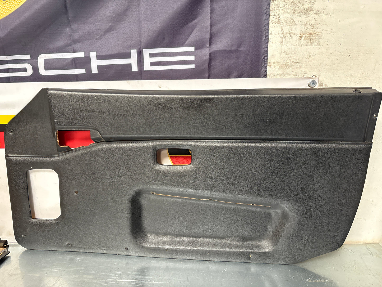 Porsche 944 pair of Used black door cards, 94455501801 / 94455501701