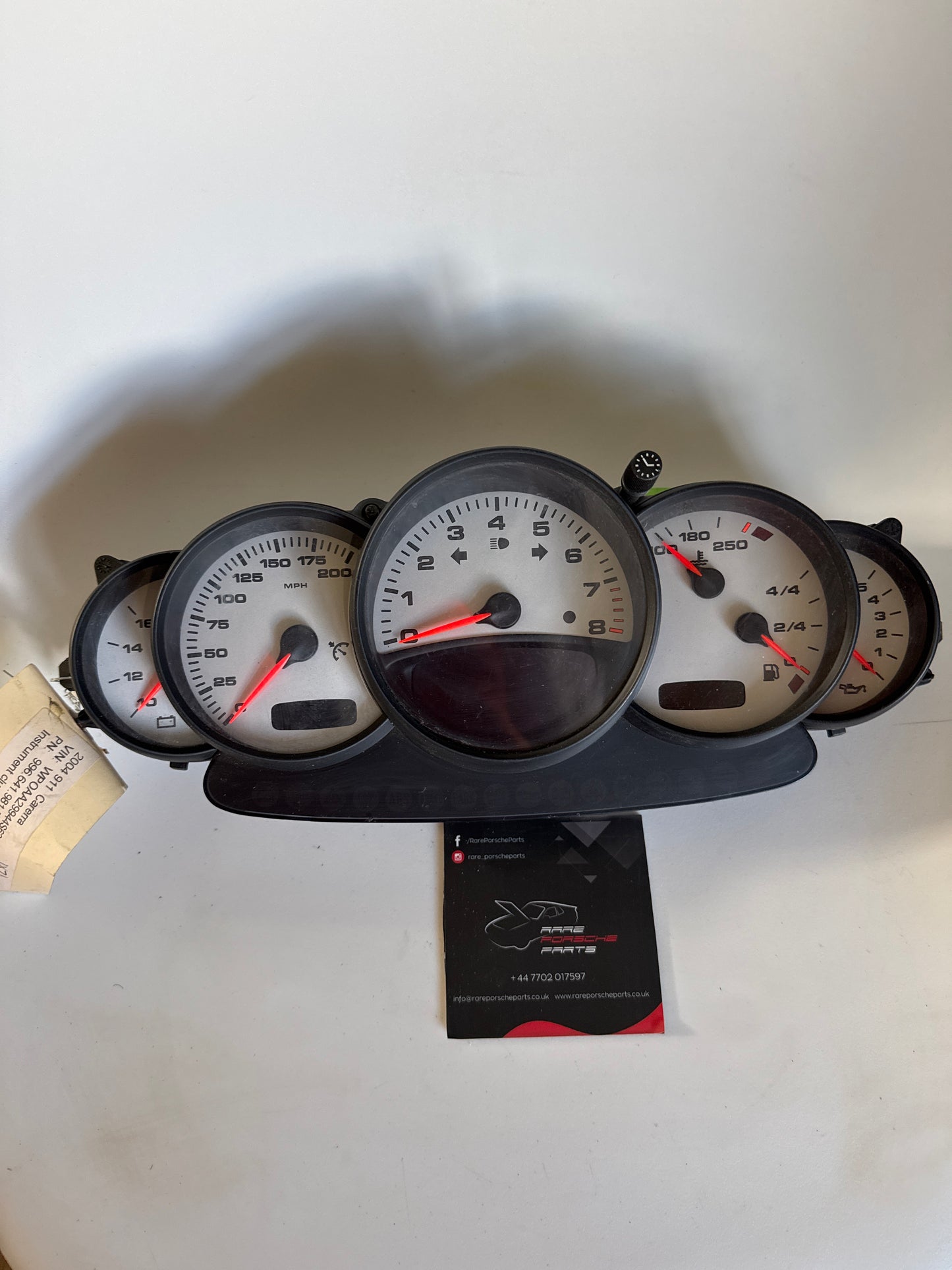 Porsche Boxter 996 Instrument Cluster, unknown mileage 9966419817370C used