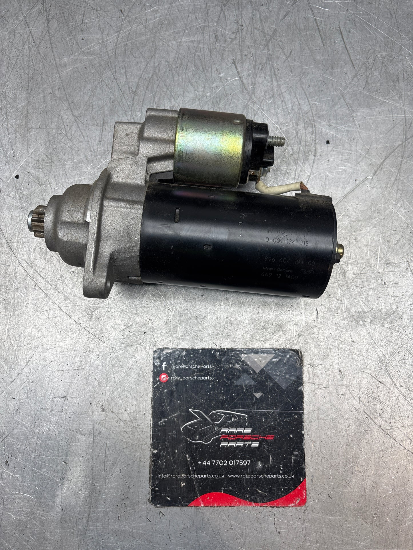 Porsche 996 997.1 986 genuine new starter motor, 99660410400