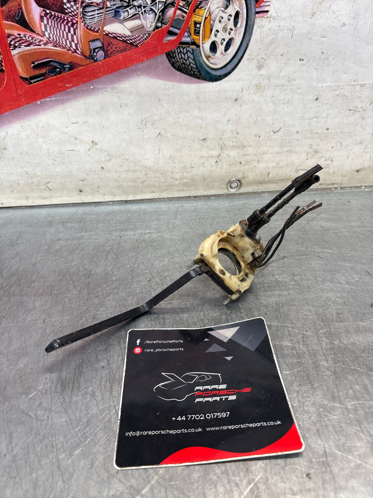 Porsche 914 steering coloumn wiper switch, used 91461391515