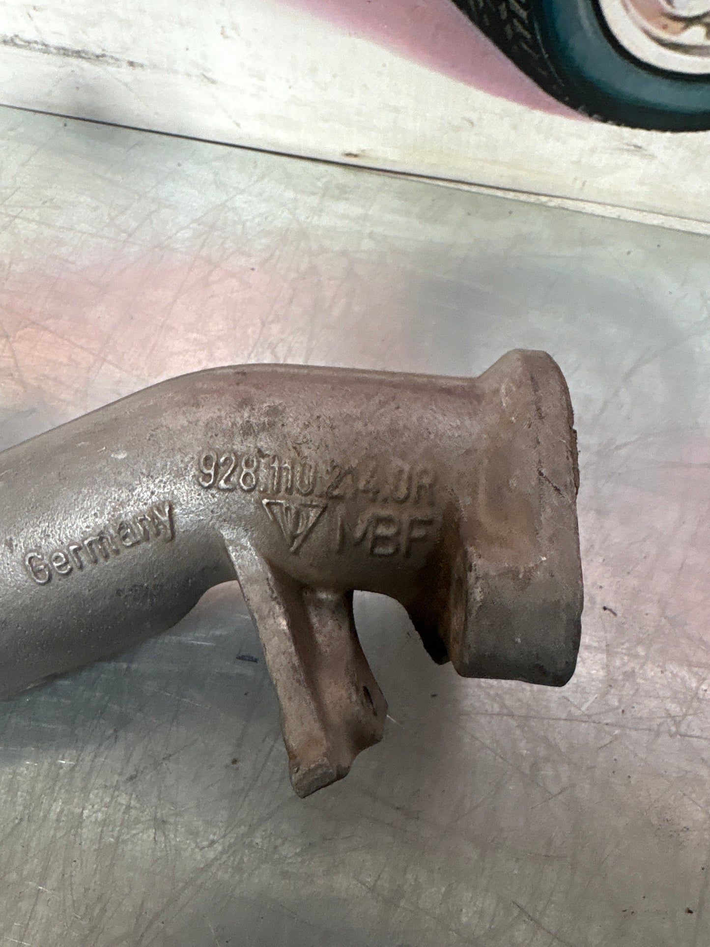 Porsche 928 S air intake manifold, used 9281102140R