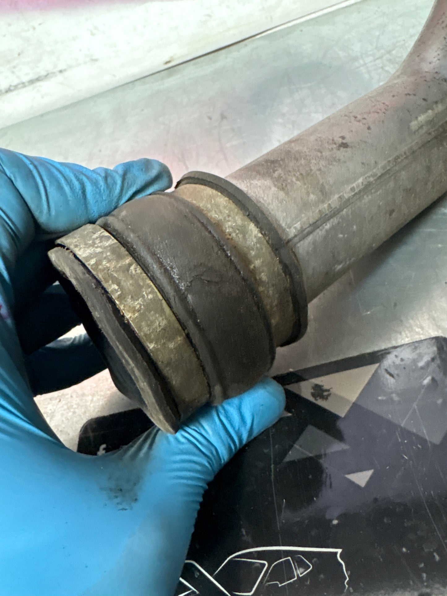 Porsche 928 S air intake manifold, used 9281102160R