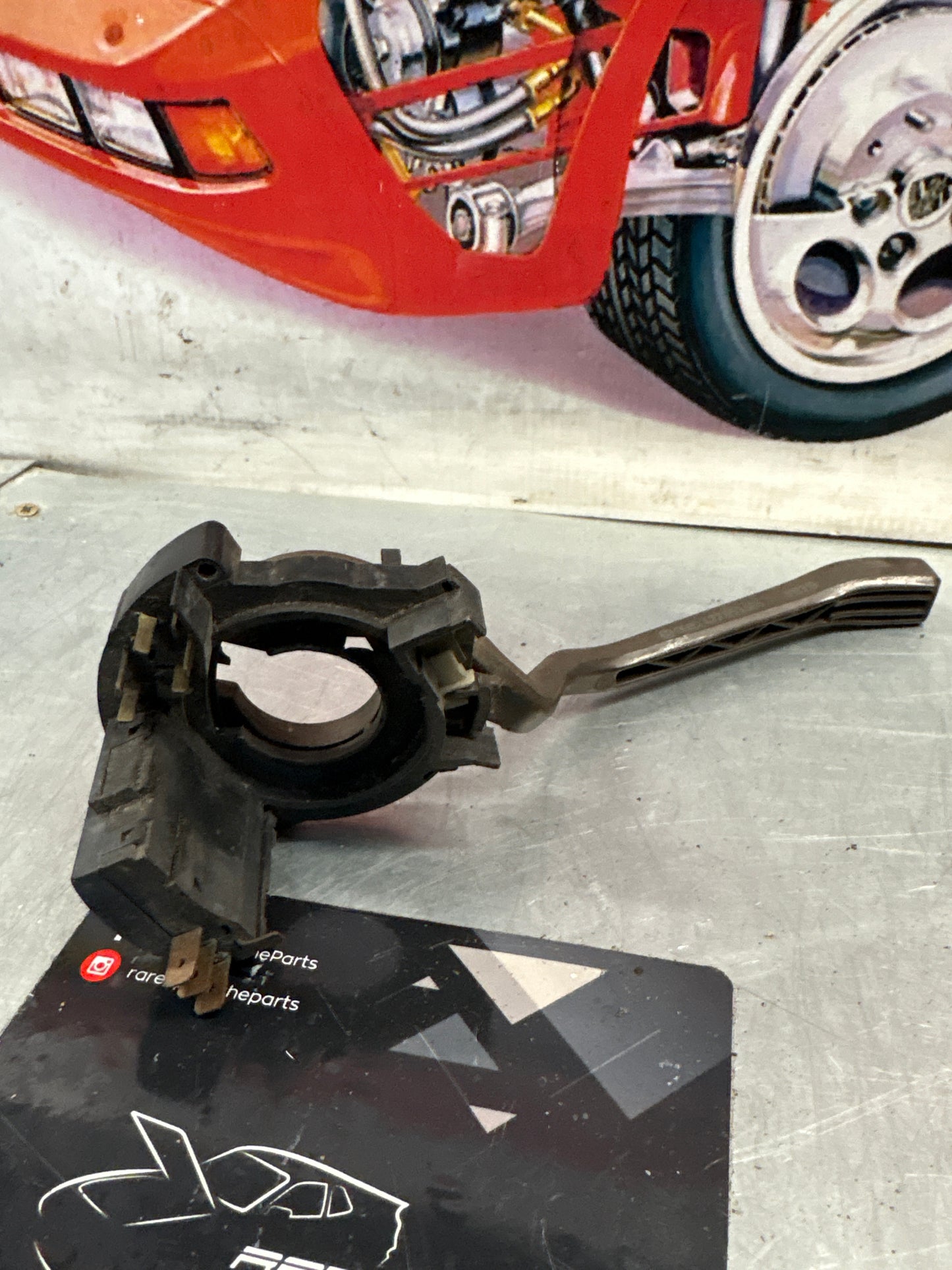 Porsche 924/944 Brown Wiper stalk. 477953902 used, spares or repair