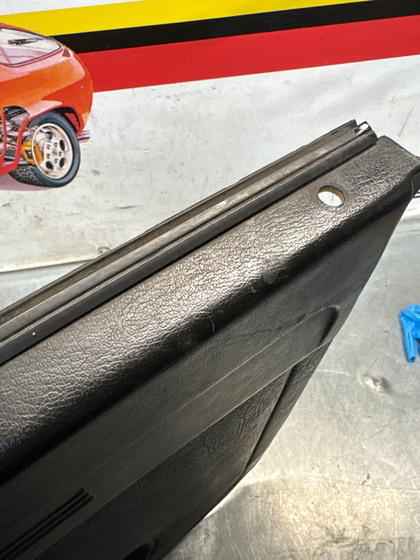 Porsche 924/944 early Porsche scripted door card used good condition right side, LHD, 477867012