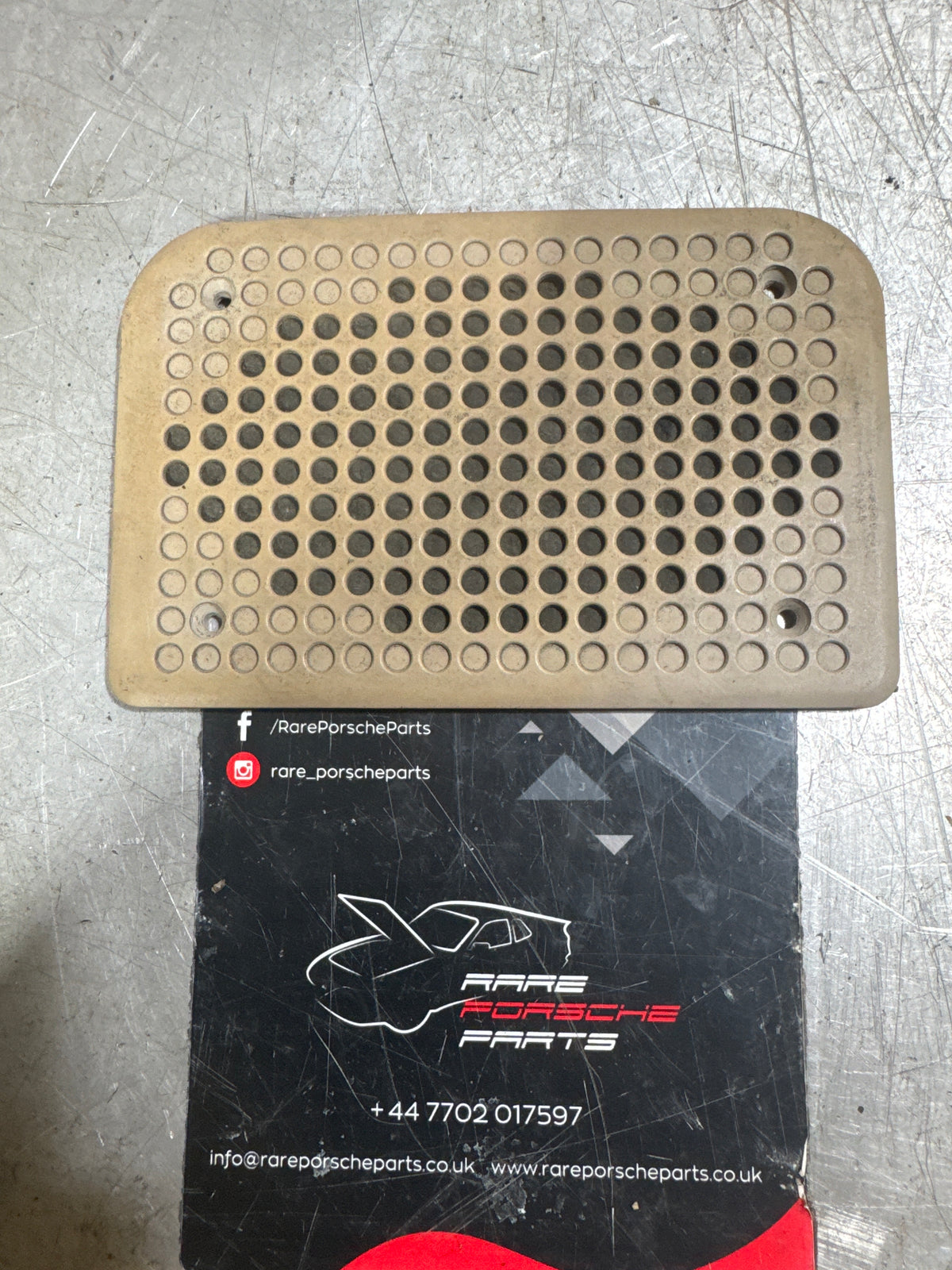 Porsche 924/944 door speaker grill champagne 477867081 used, spares or repair