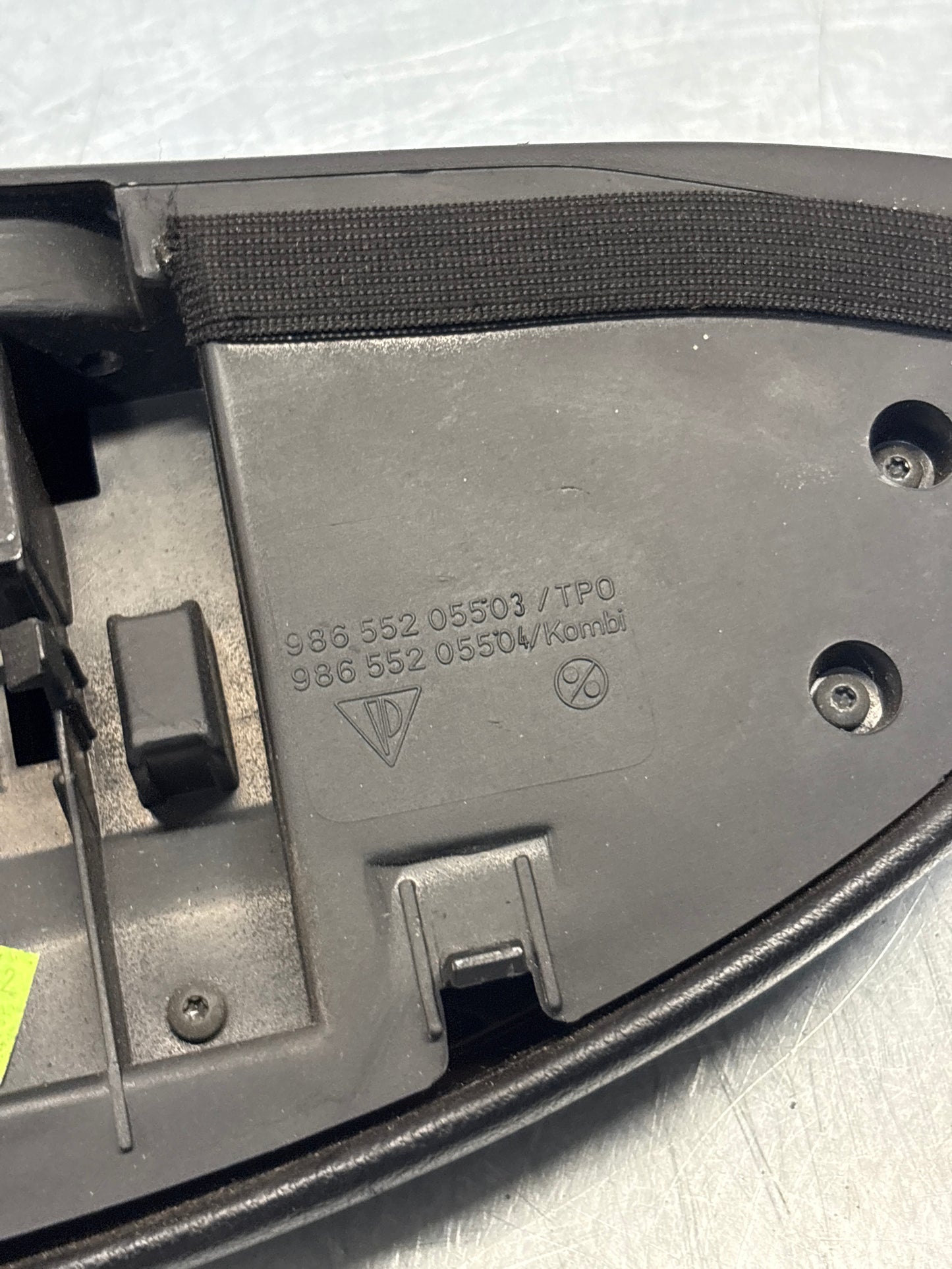 Porsche Boxster 986 dashboard cluster trim,black used 98655205500 / 98655205501