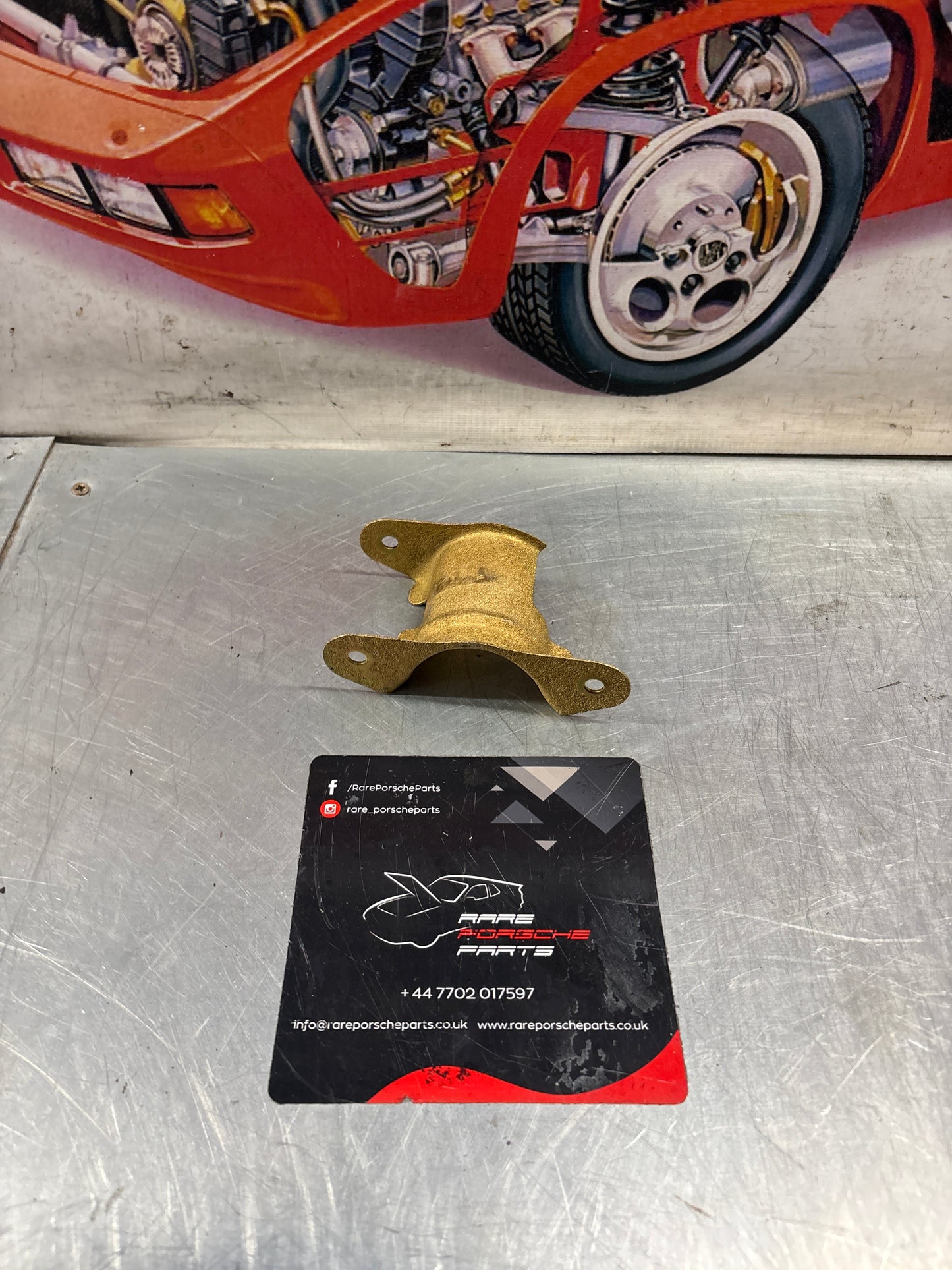 Porsche 924 944 fuel pump bracket mount. refurbished 94435629500