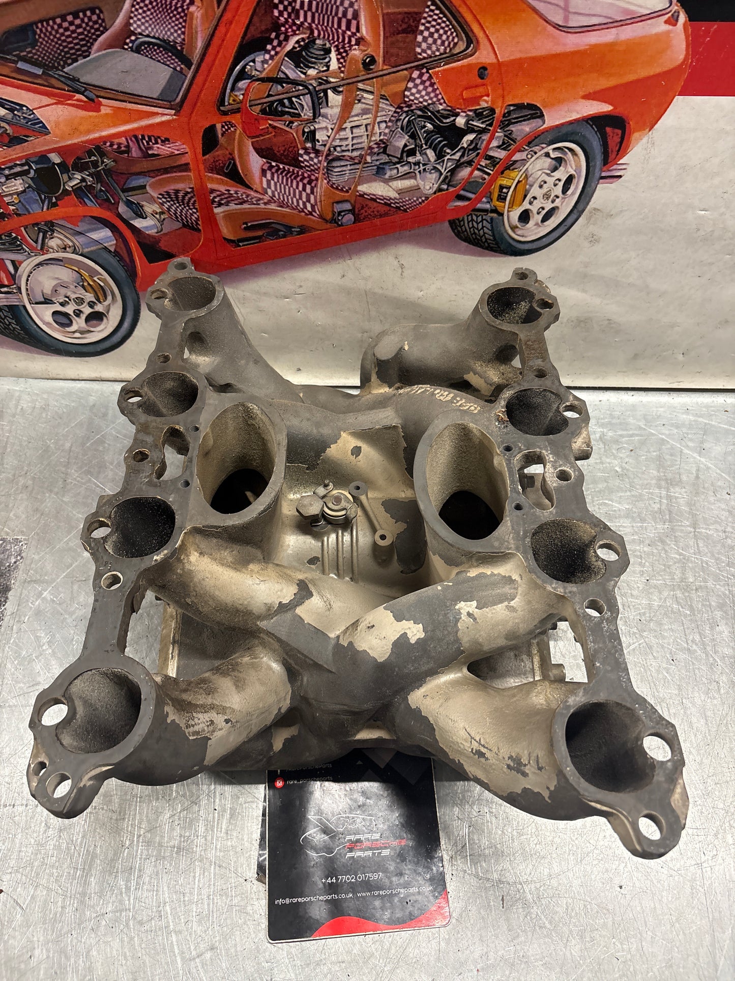 Porsche 928 S4 Intake manifold, used 9281105462R