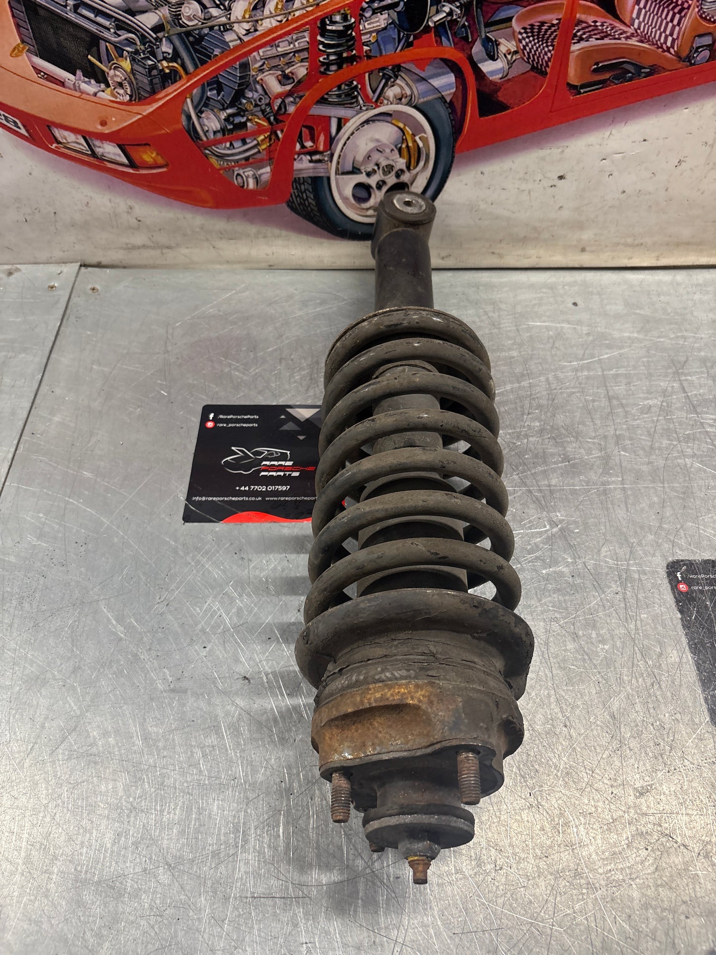 Porsche 928 front shock absorber, used 92834305504