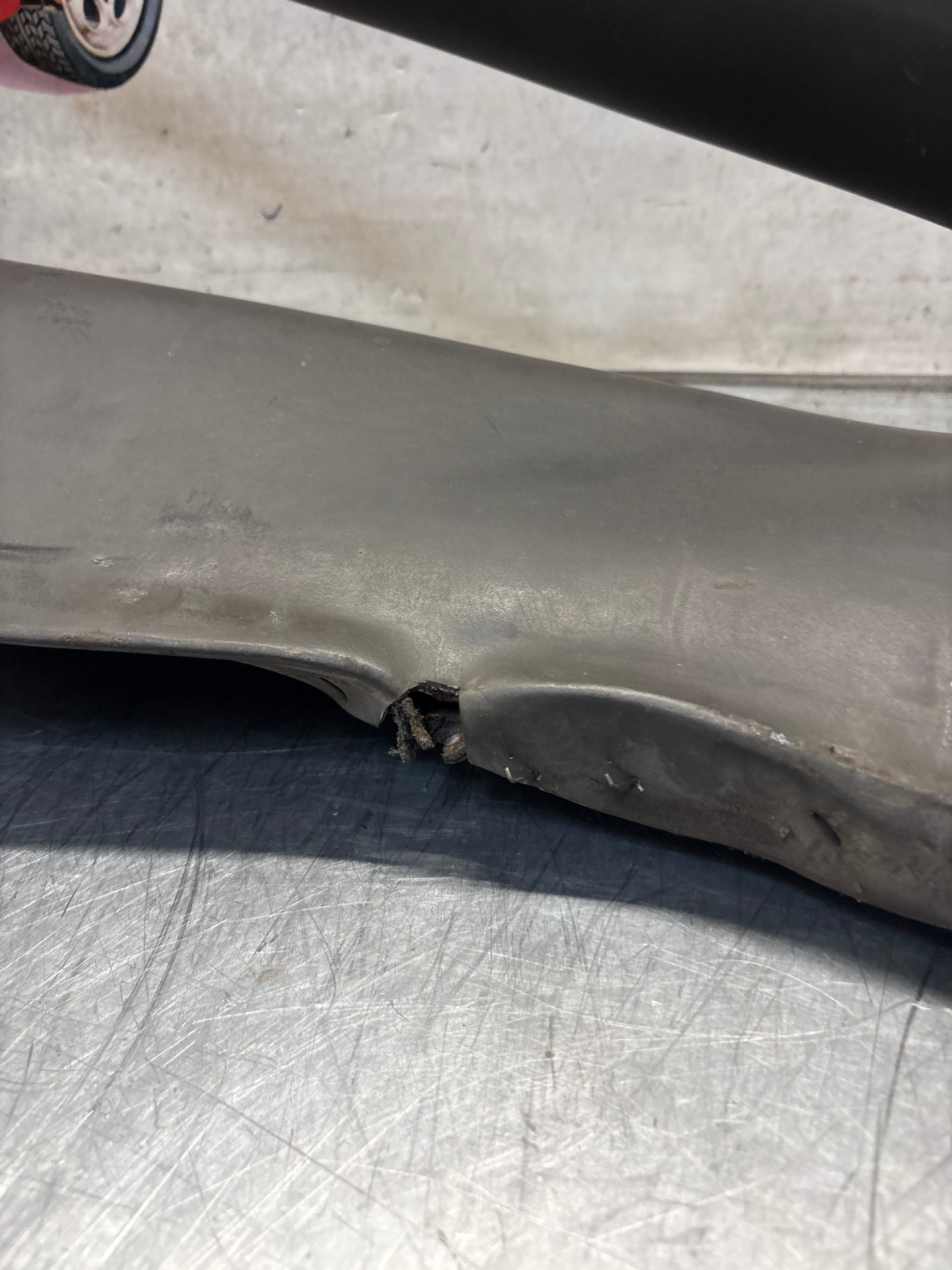 Porsche 928 right side lower side trim panel, grey used 92855502257