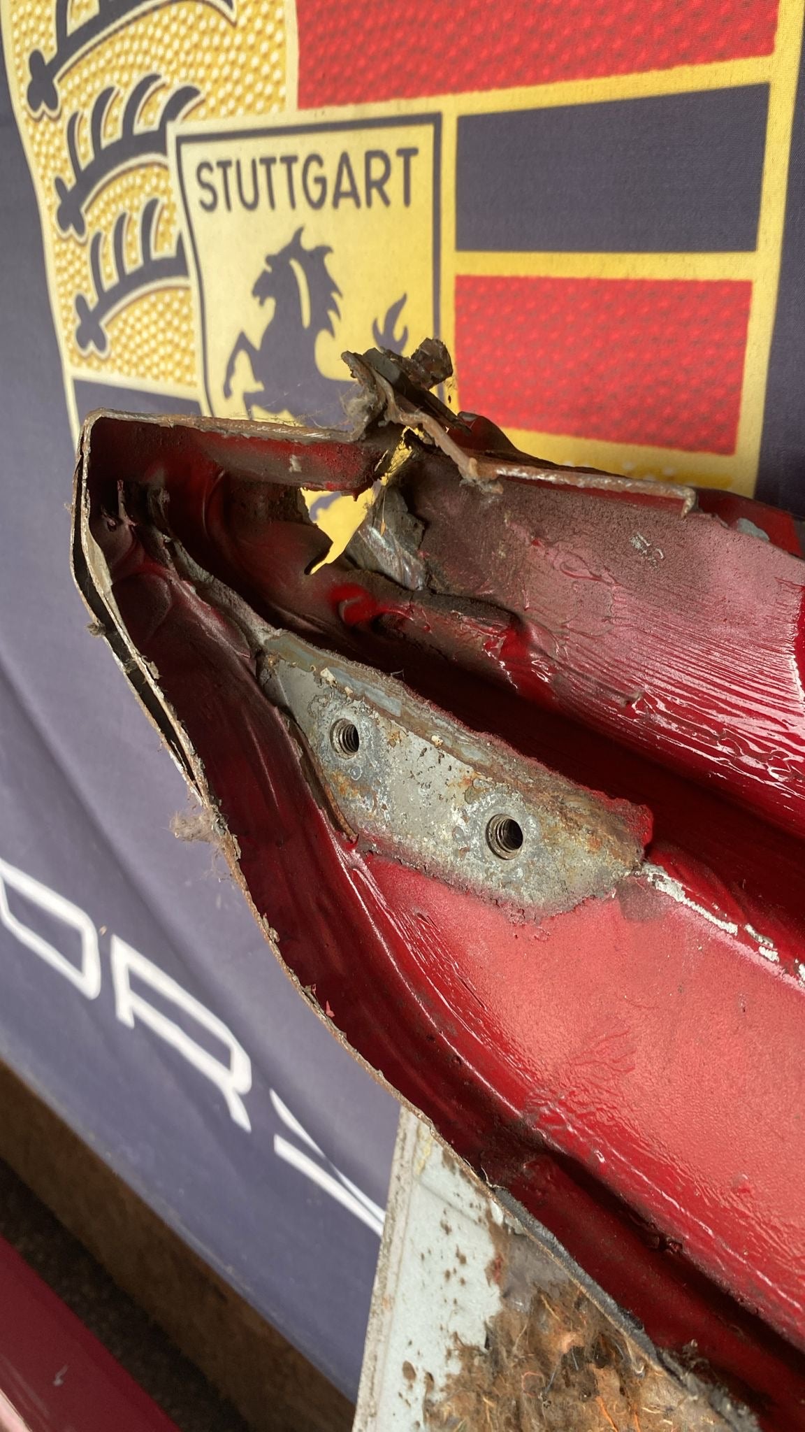 LPorsche 924 76-79 left sill / fender section, 477809601B cut