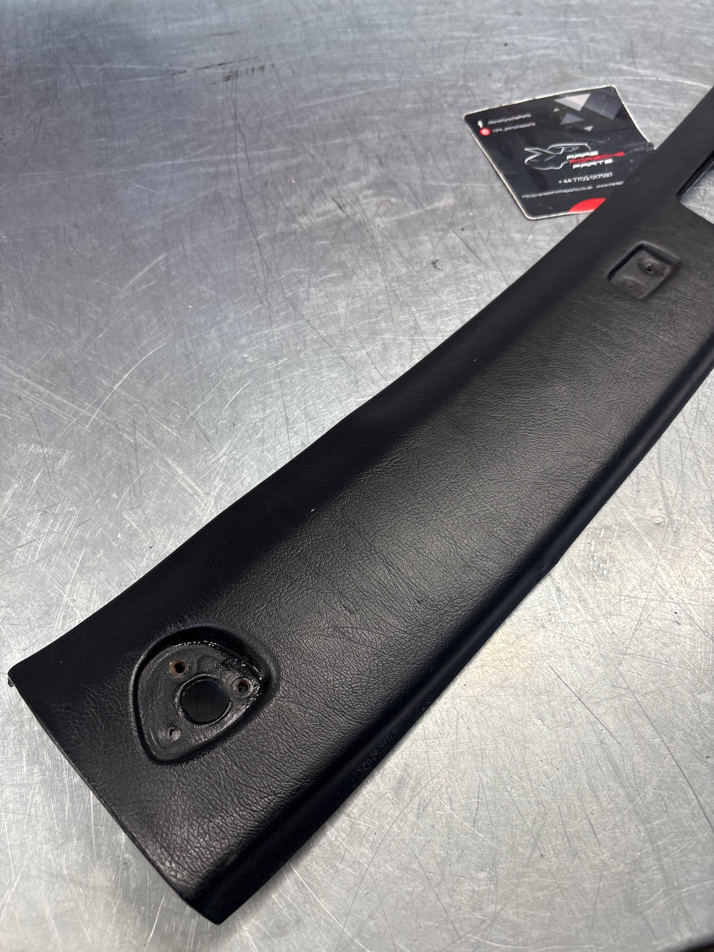 Porsche 944 / 968 front windshield panel trim, used, black 94455503700