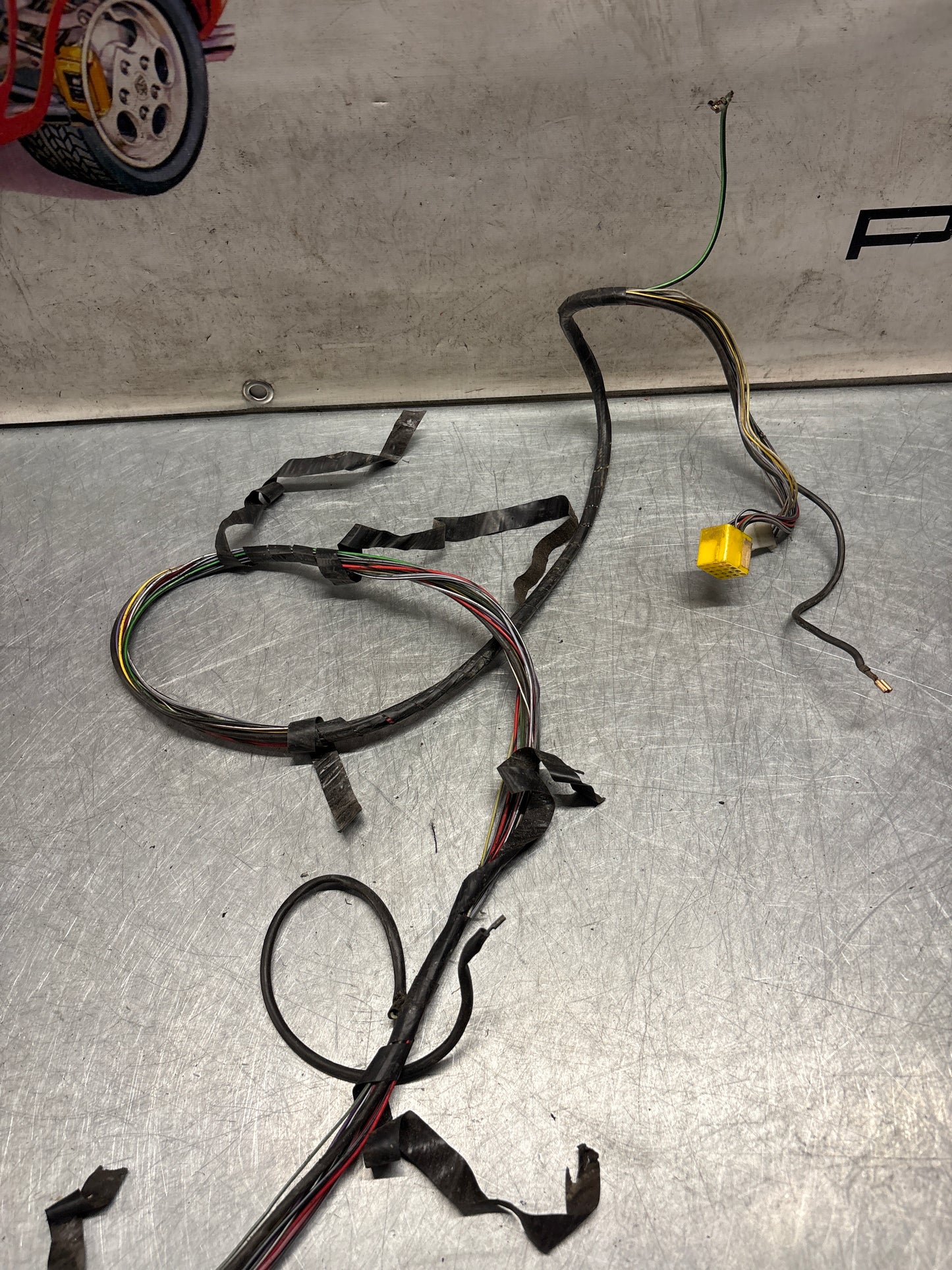Porsche 944 manual LHD 82-85 rear end loom, used 94461200405