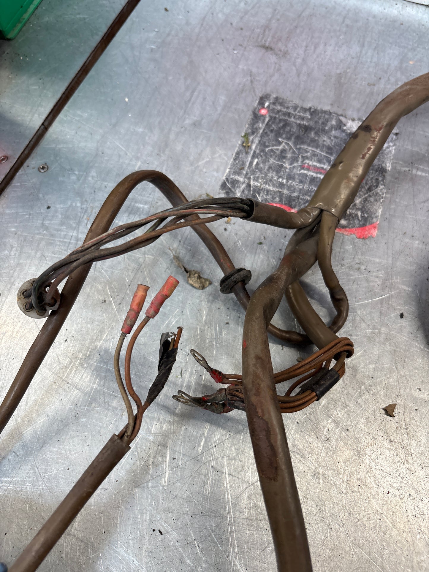 Porsche 928 LHD 1978 rear end loom, for spares or repair, 92861200405
