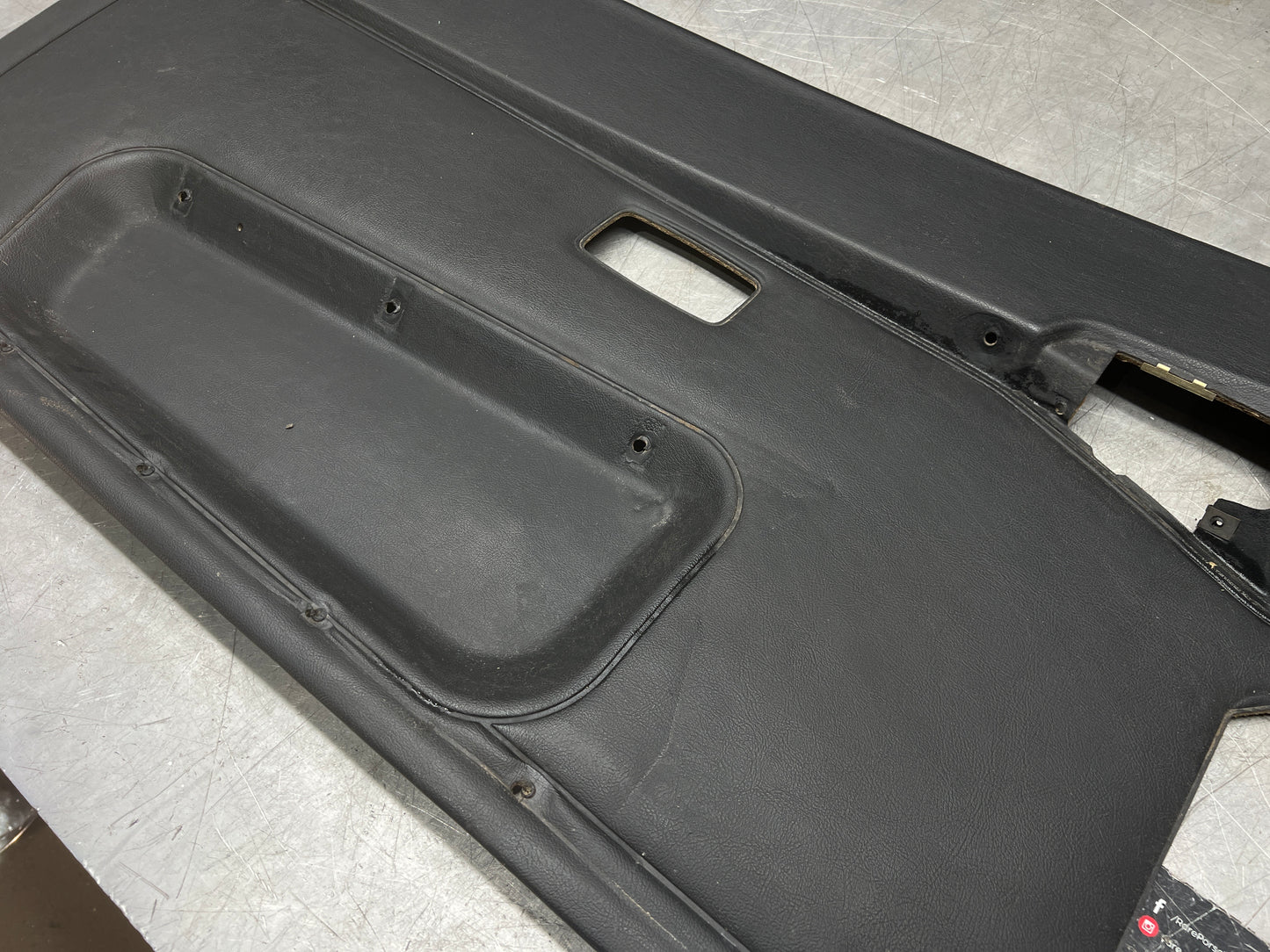 Porsche 944 left black door card for late cars from 85.5 944555017